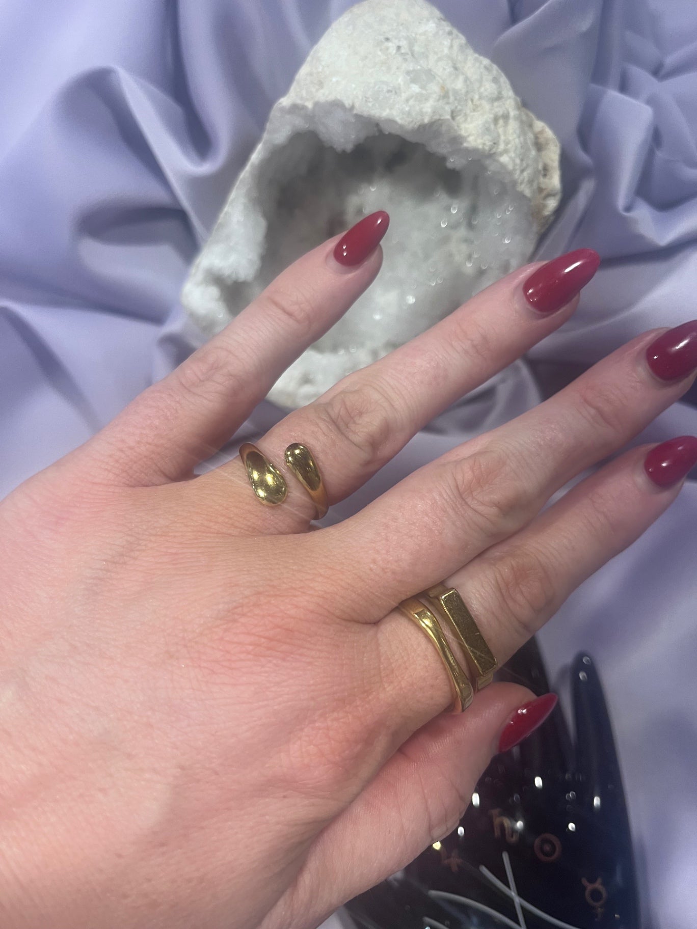 Gold Band Ring – Stainless Steel (Pot Luck Mix
