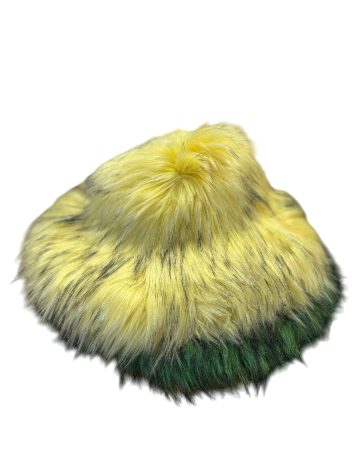 Faux Fur Yellow Hat