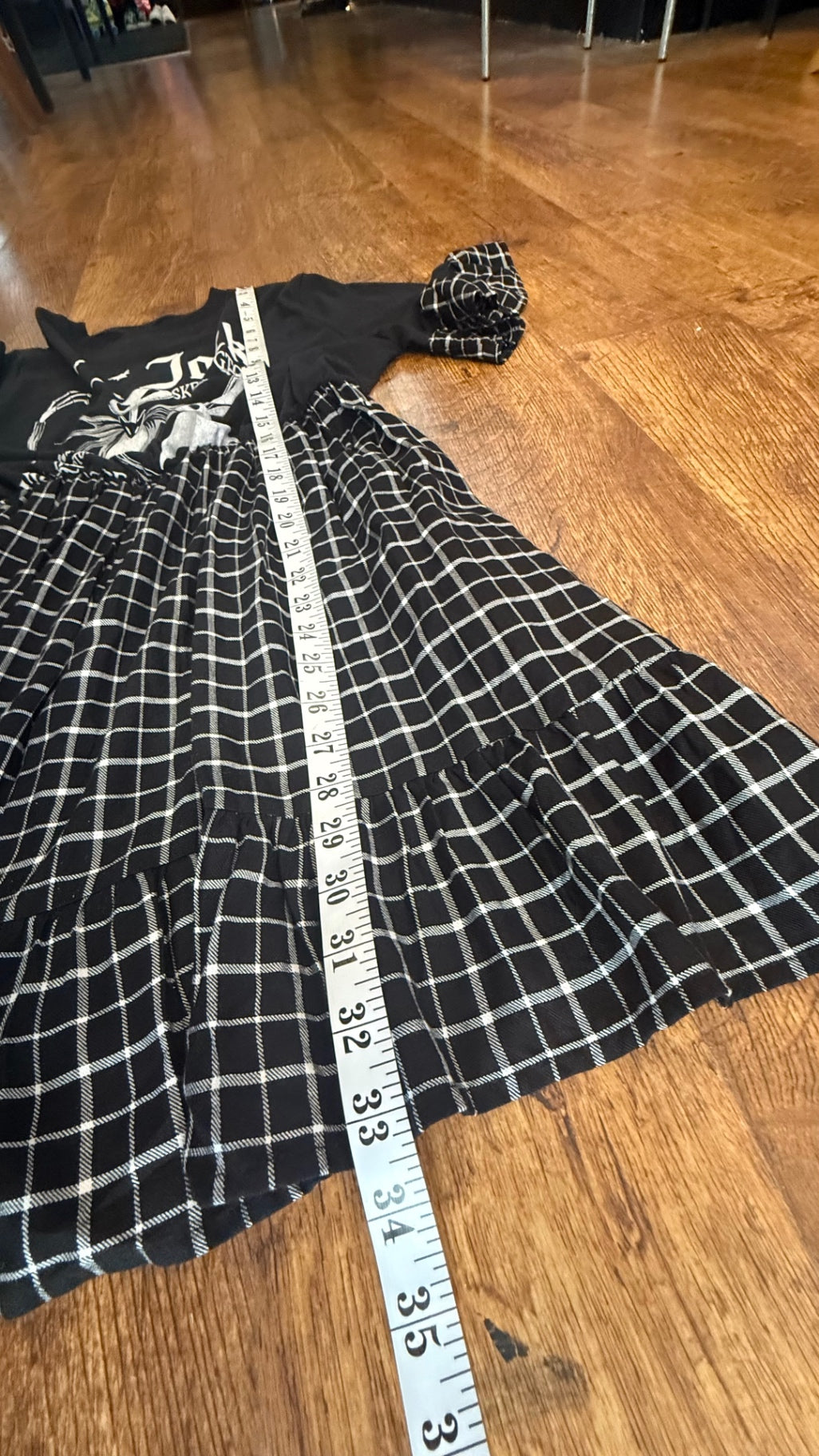 Nightmare before Christmas reworked baby doll dress with pockets