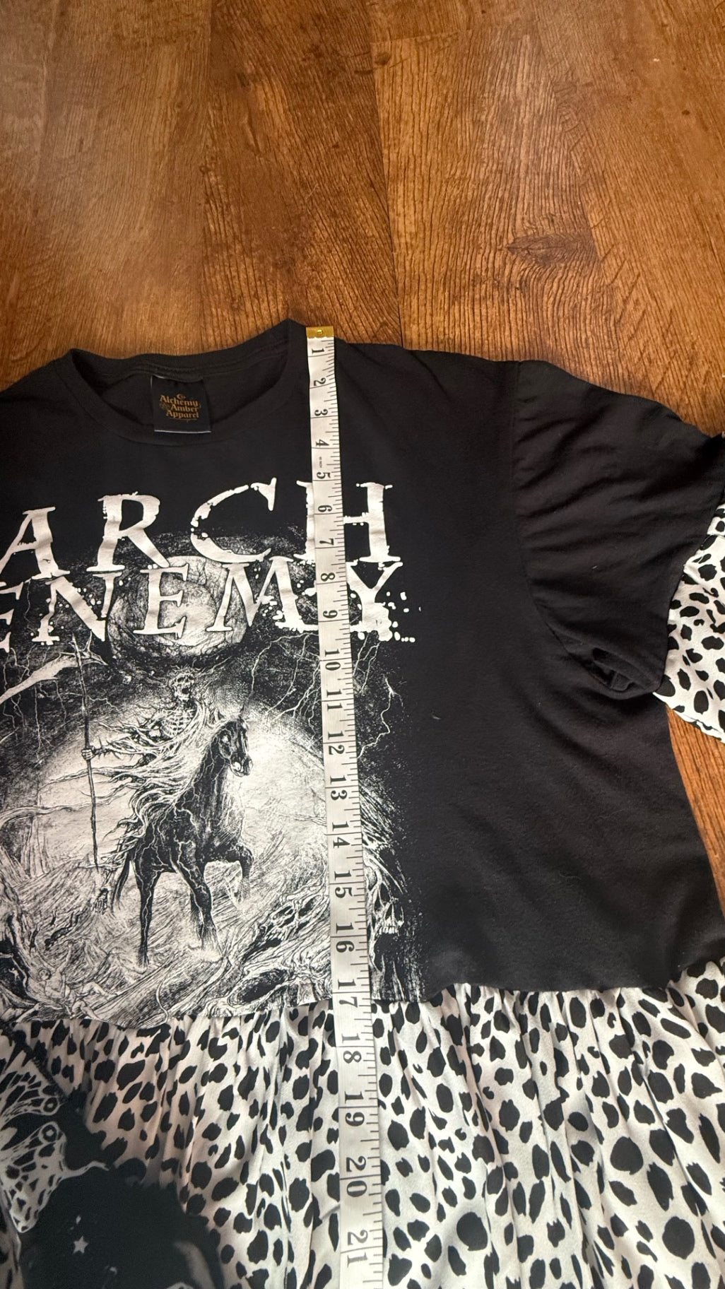 Arch enemy reworked smock dress with pockets