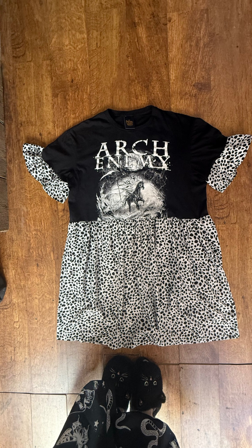 Arch enemy reworked smock dress with pockets