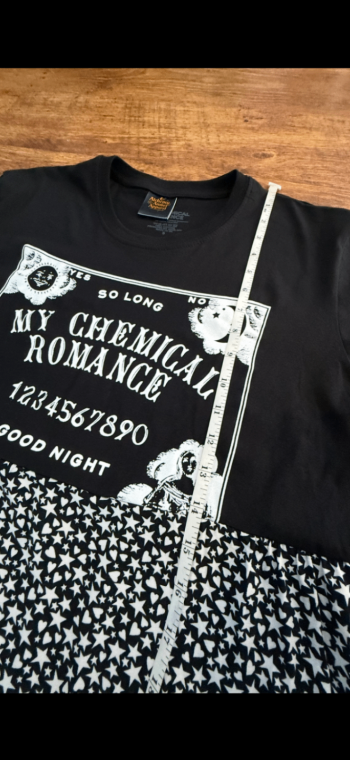 My Chemical Romance rework Dress stars and hearts pattern