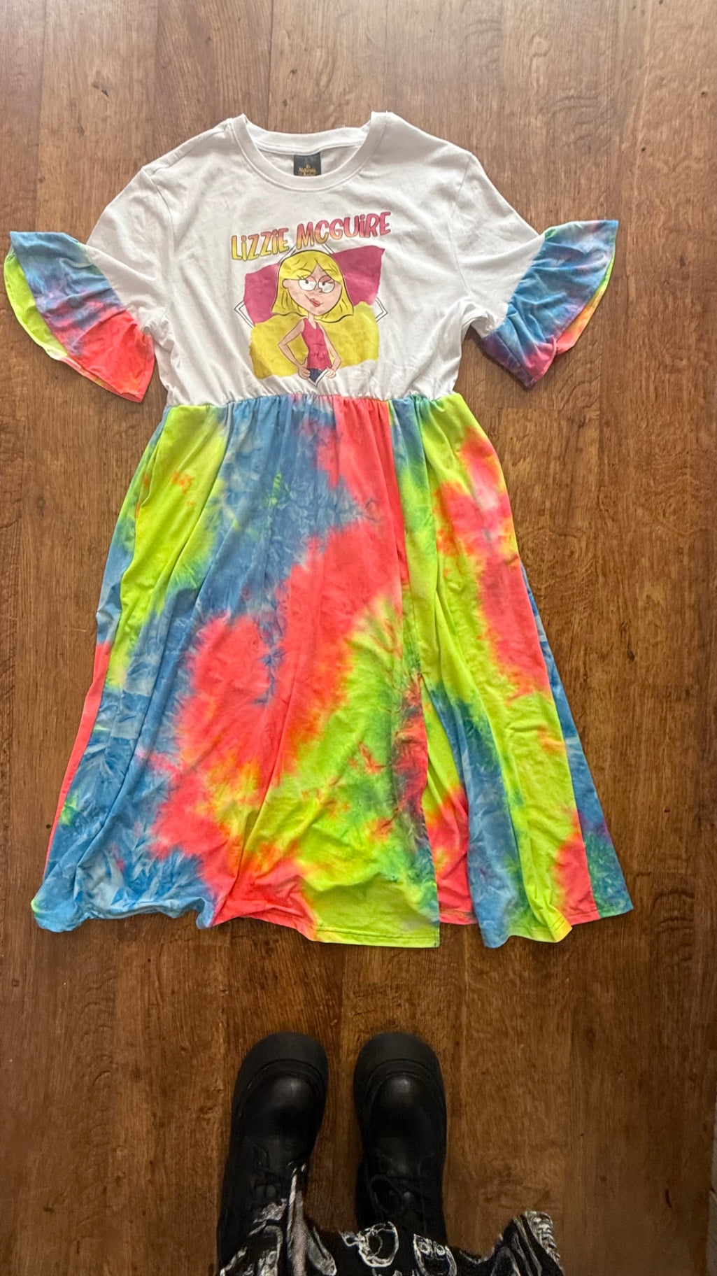 Lizzie Mcguire reworked midi dress with pockets