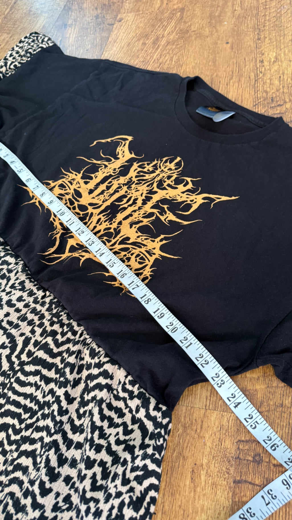 WOE death metal reworked babydoll dress with pockets