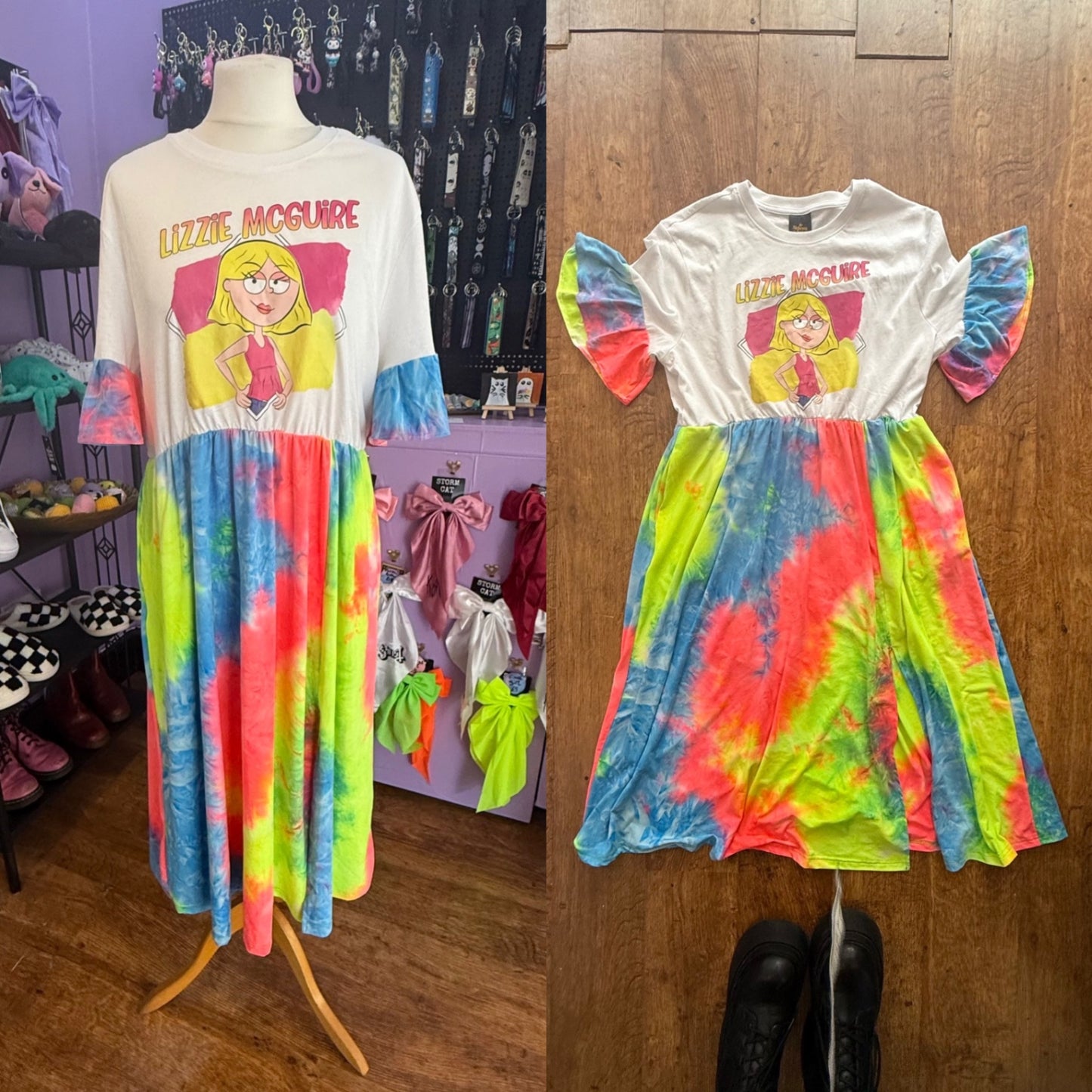 Lizzie Mcguire reworked midi dress with pockets