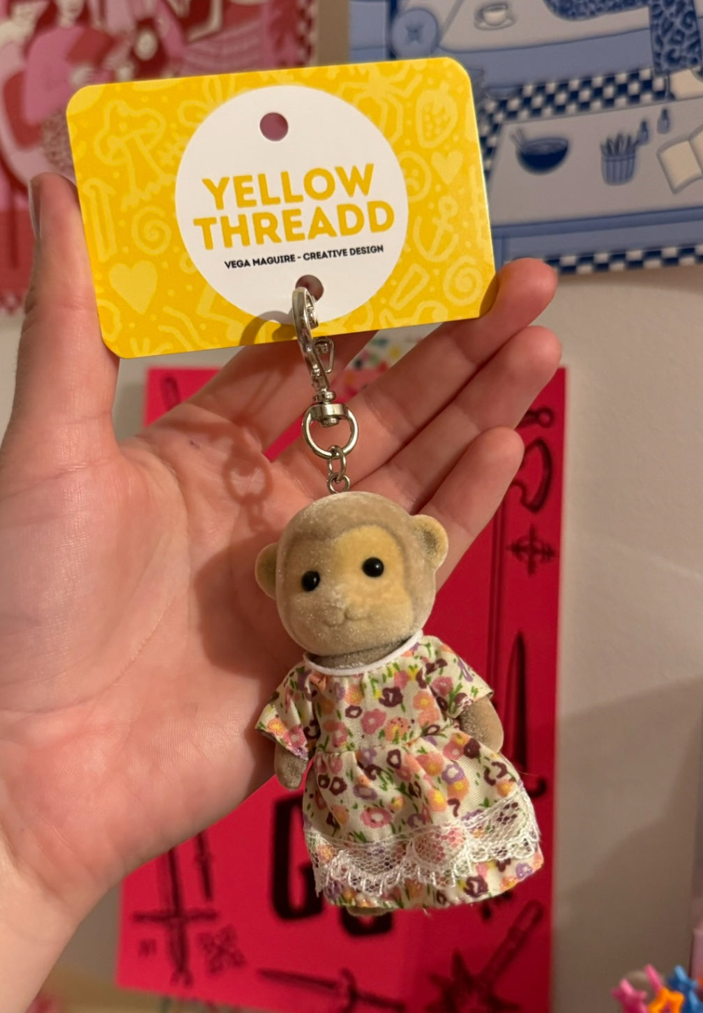Monkey Keychain