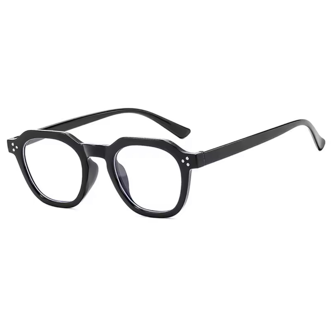 Andie Retro Square Frame Blue Light Glasses- Tea