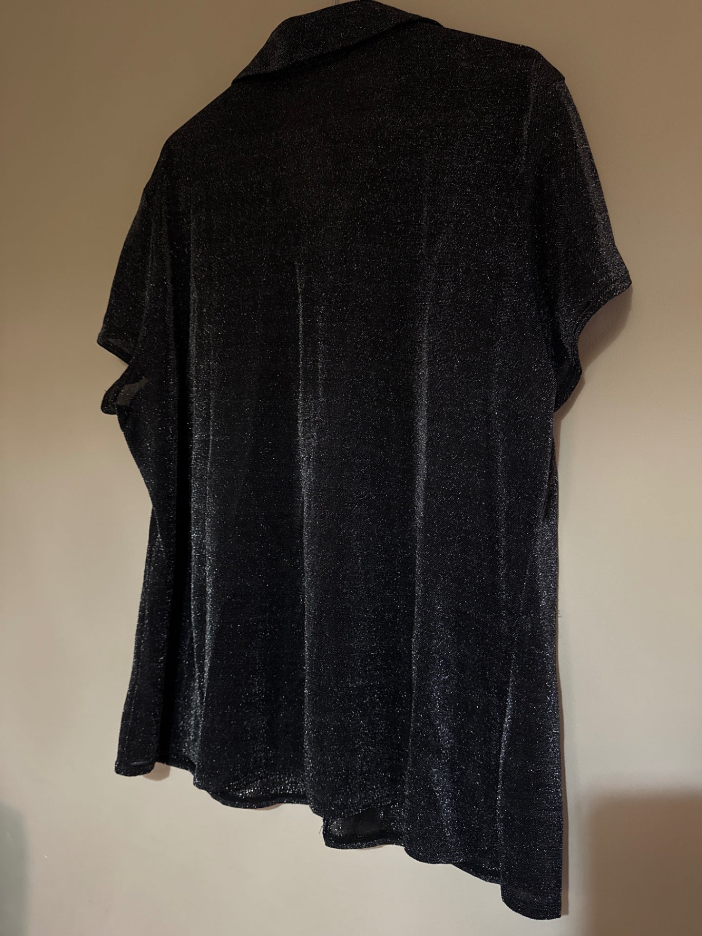 Vintage sheer black shirt