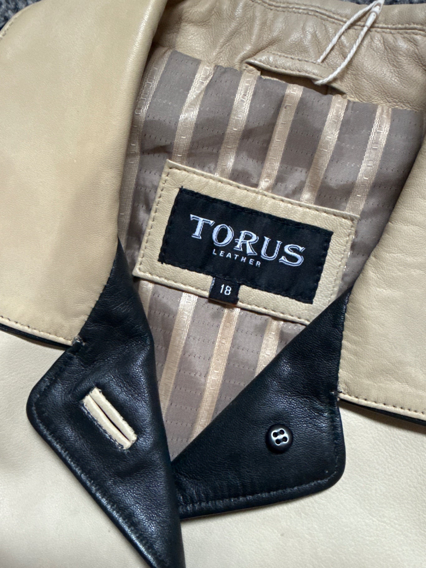 Vintage Torus Leather Jacket