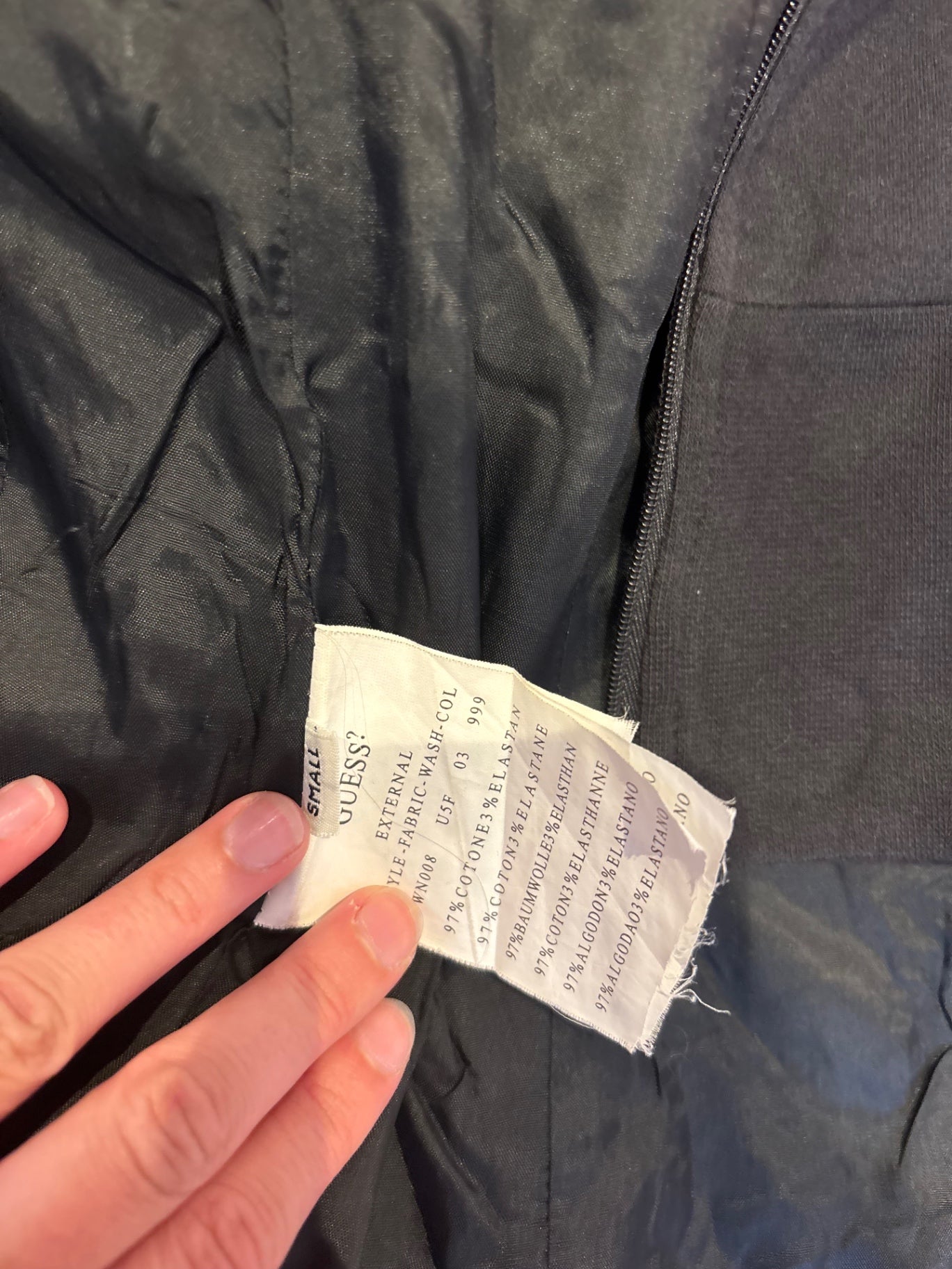 Guess jacket with hood