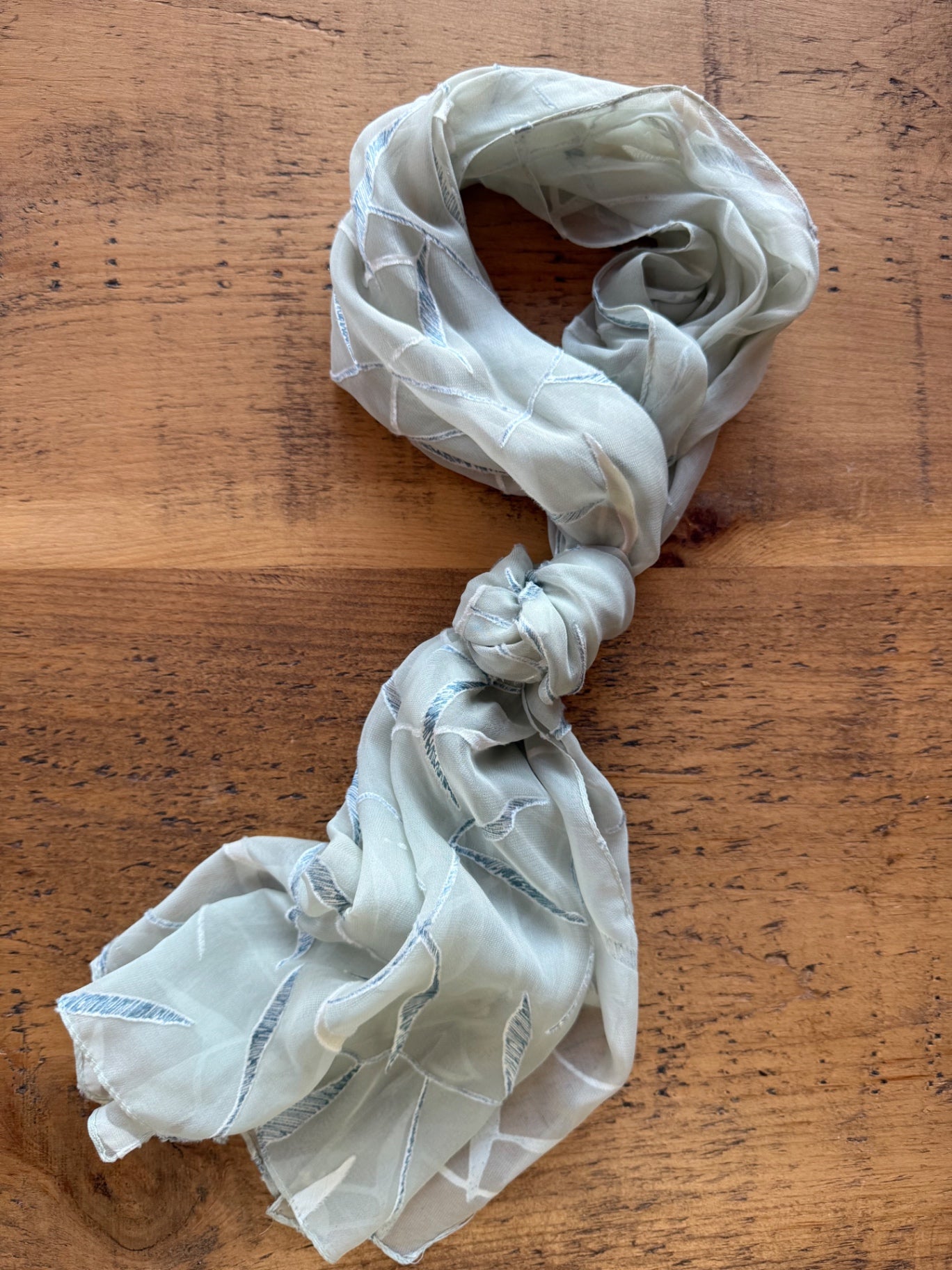 Vintage Green Scarf