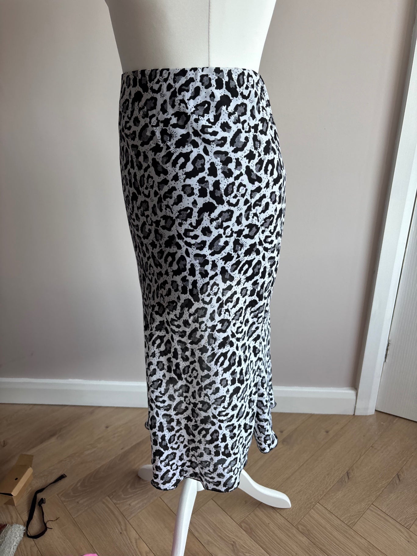 Leopard print skirt