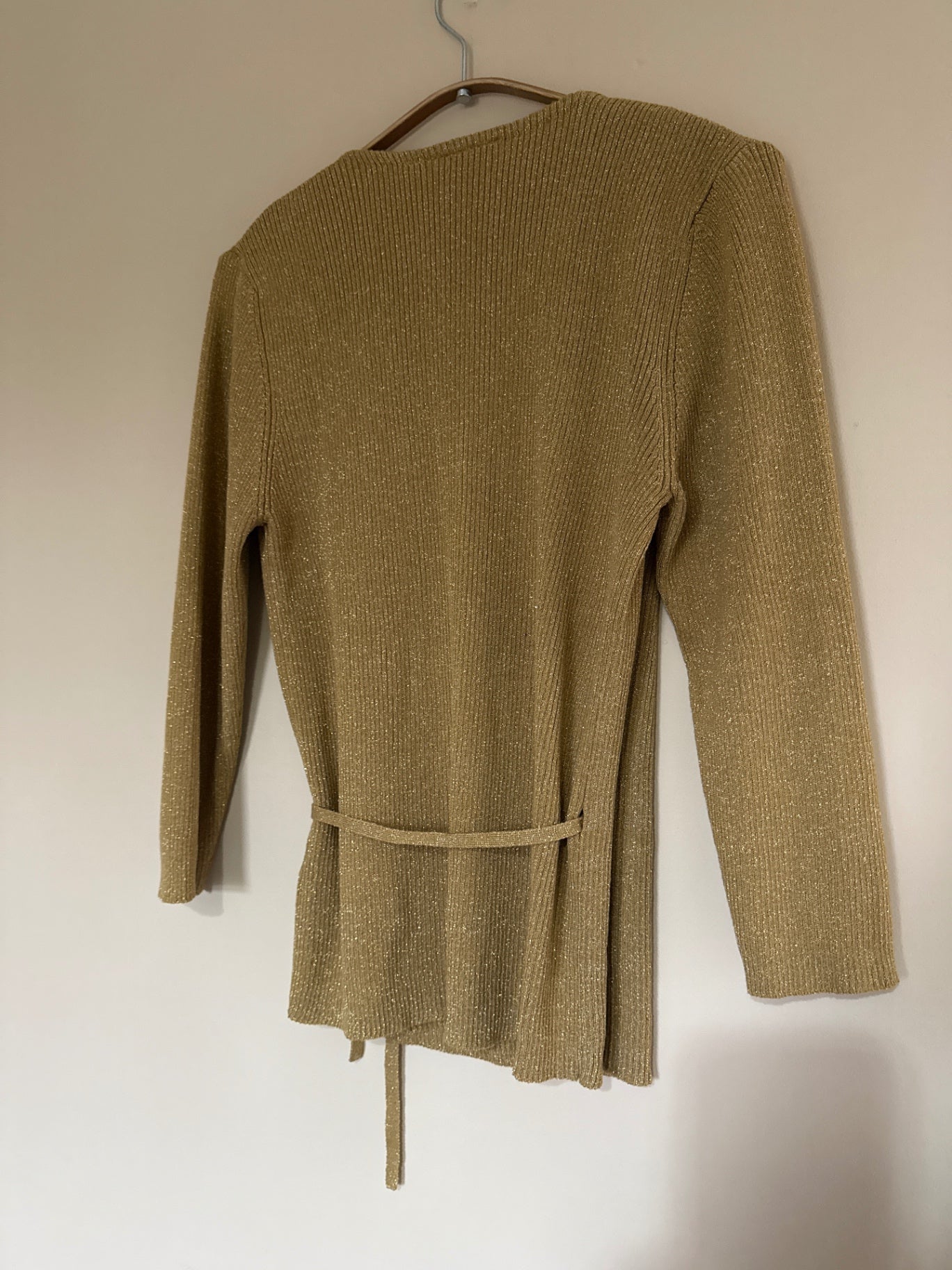 Vintage Gold Kaleidoscope Wrap Top