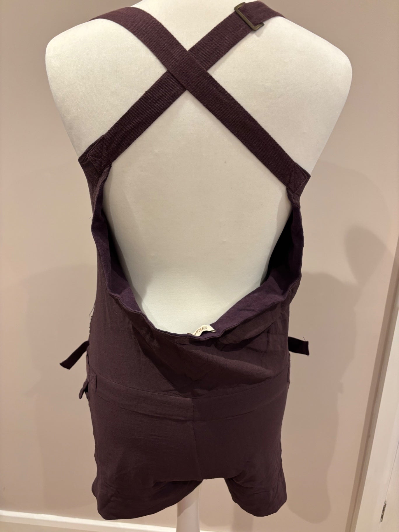 Phard burgundy playsuit with embellishments size xs