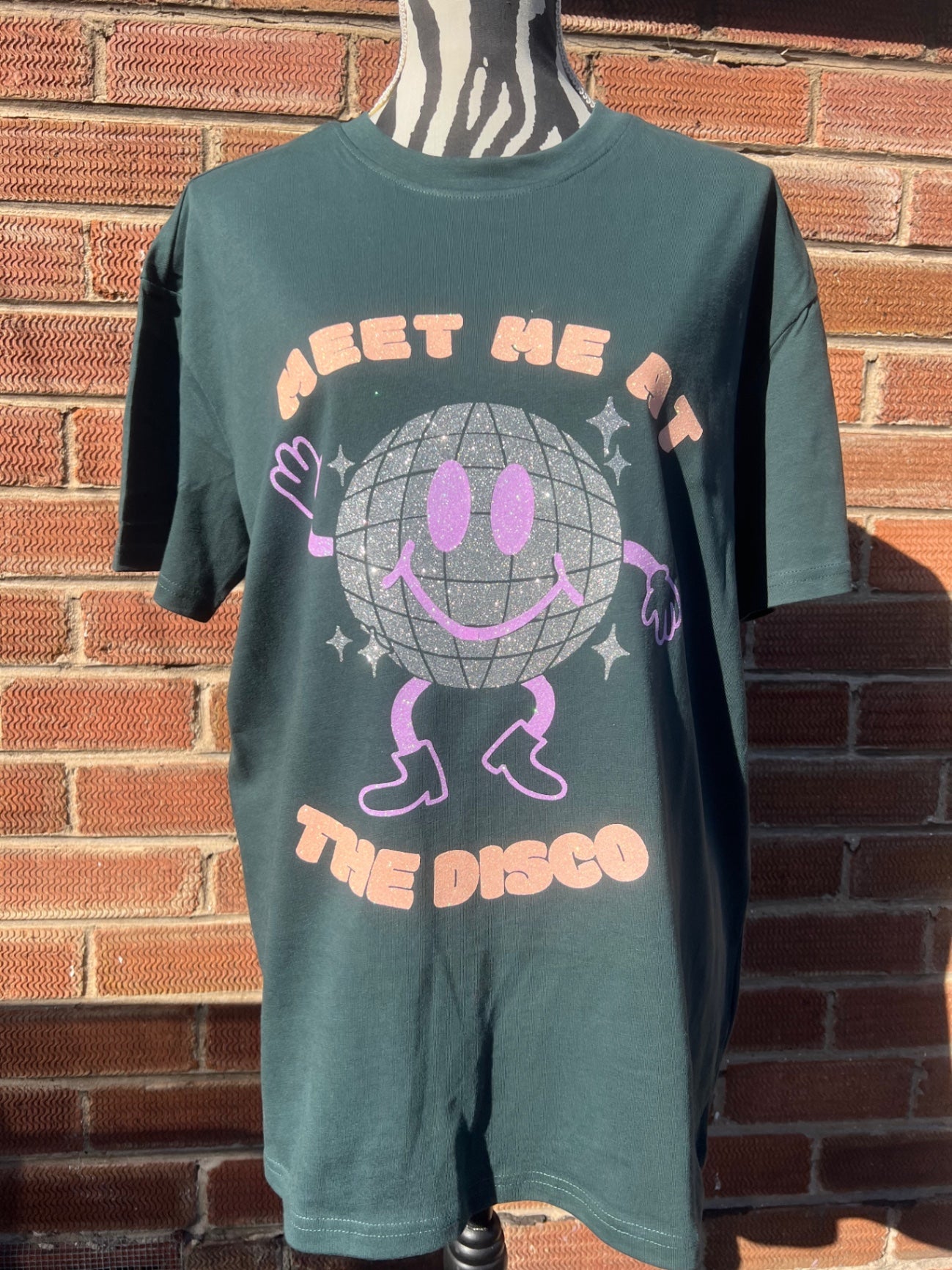 Disco tshirt - green large