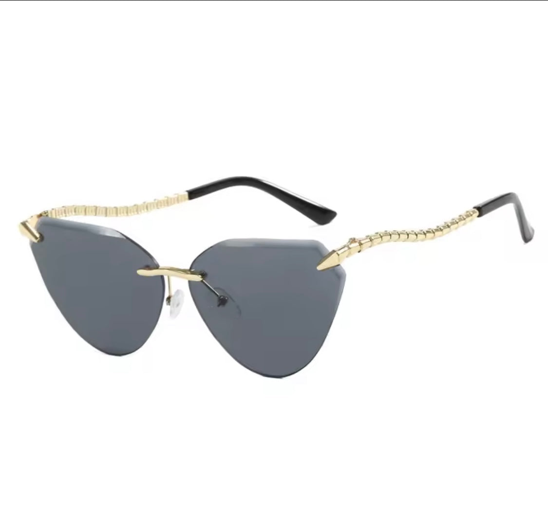 Selena Snake Cat-Eye Sunglasses