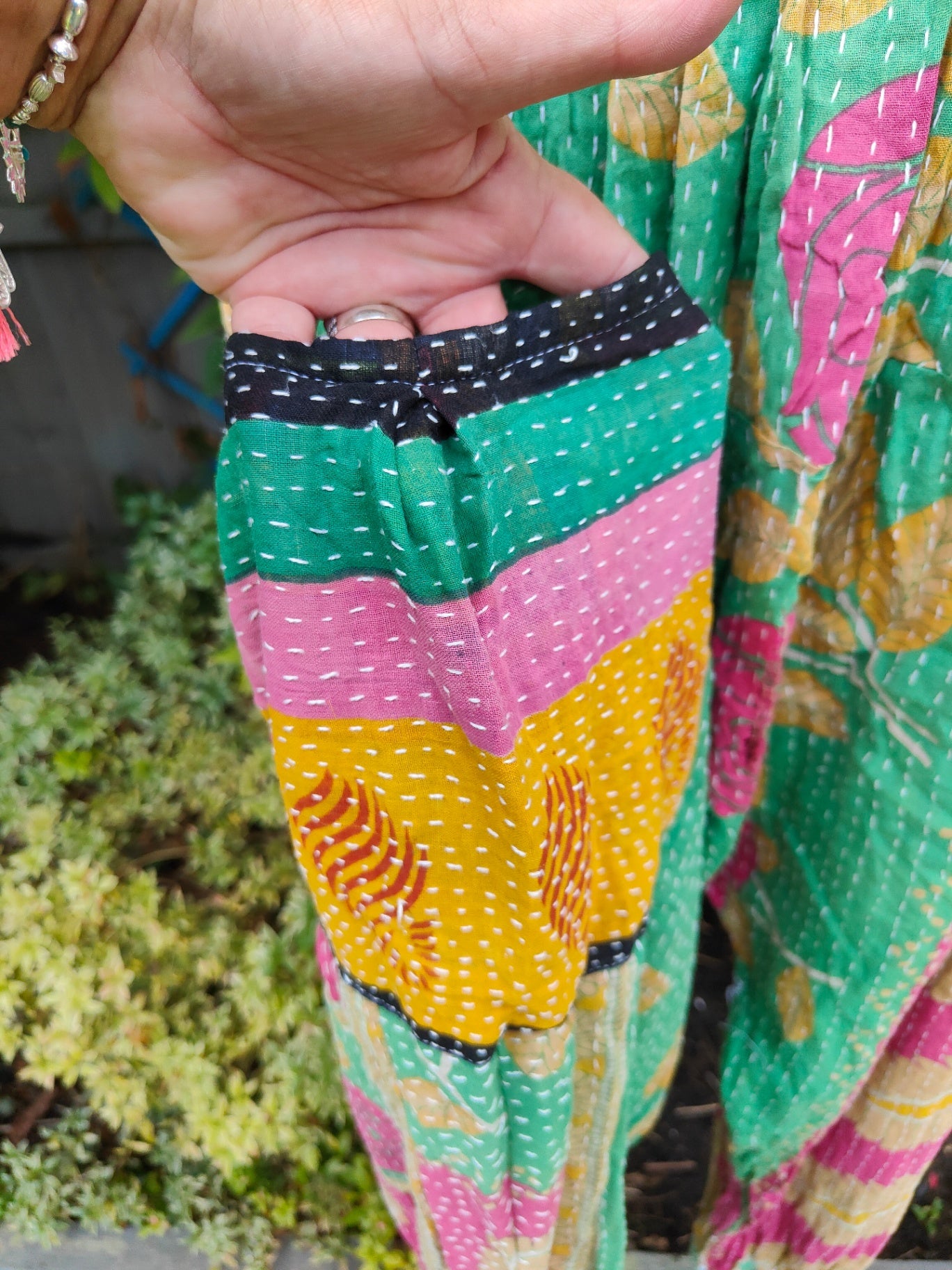 Hareems Kantha bloomer balloon trousers 6-14