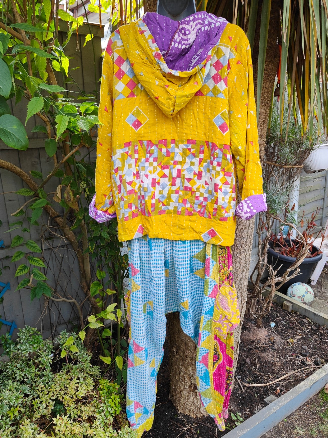 Hareem Kantha Bloomer Balloon Trousers 6-14 uk