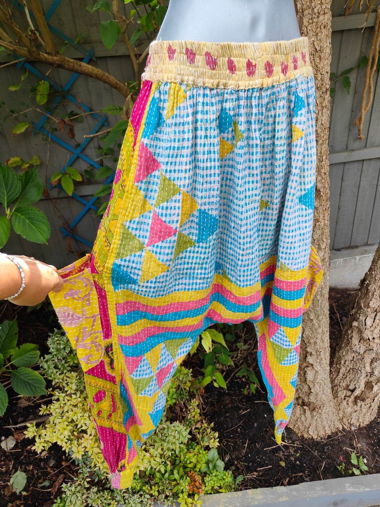 Hareem Kantha Bloomer Balloon Trousers 6-14 uk