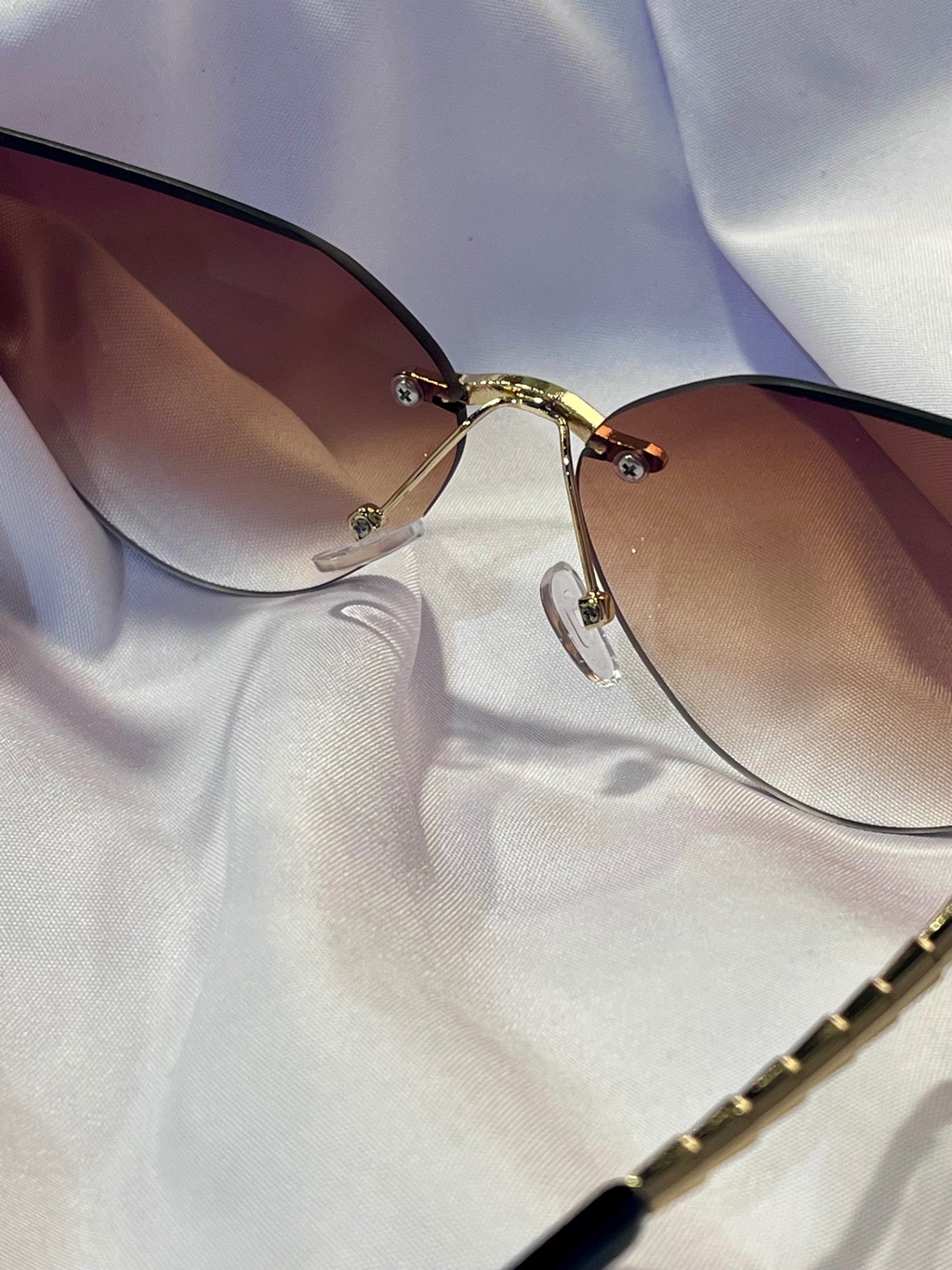 Selena Snake Cat-Eye Sunglasses Tea
