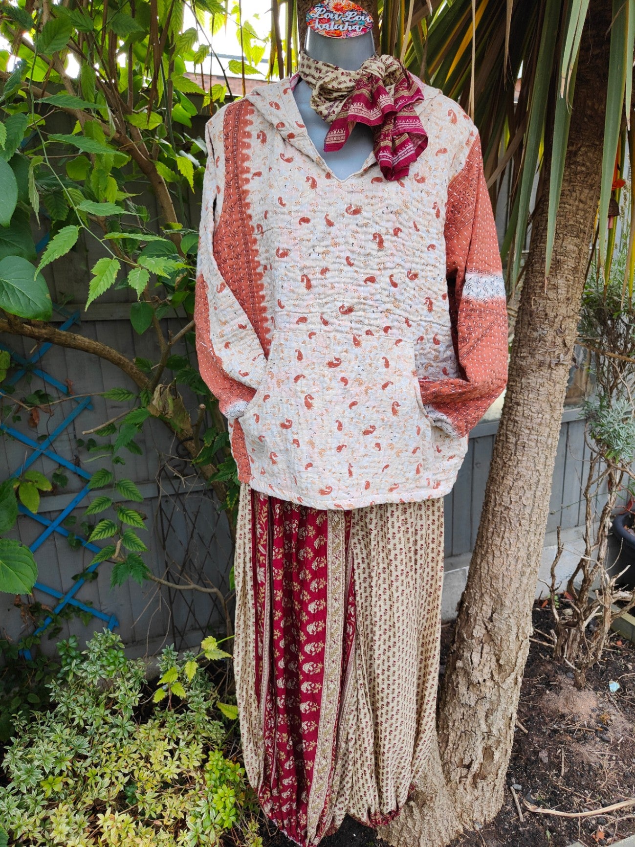 Hareems Bloomer Balloon Trousers & scarf 6-16 uk
