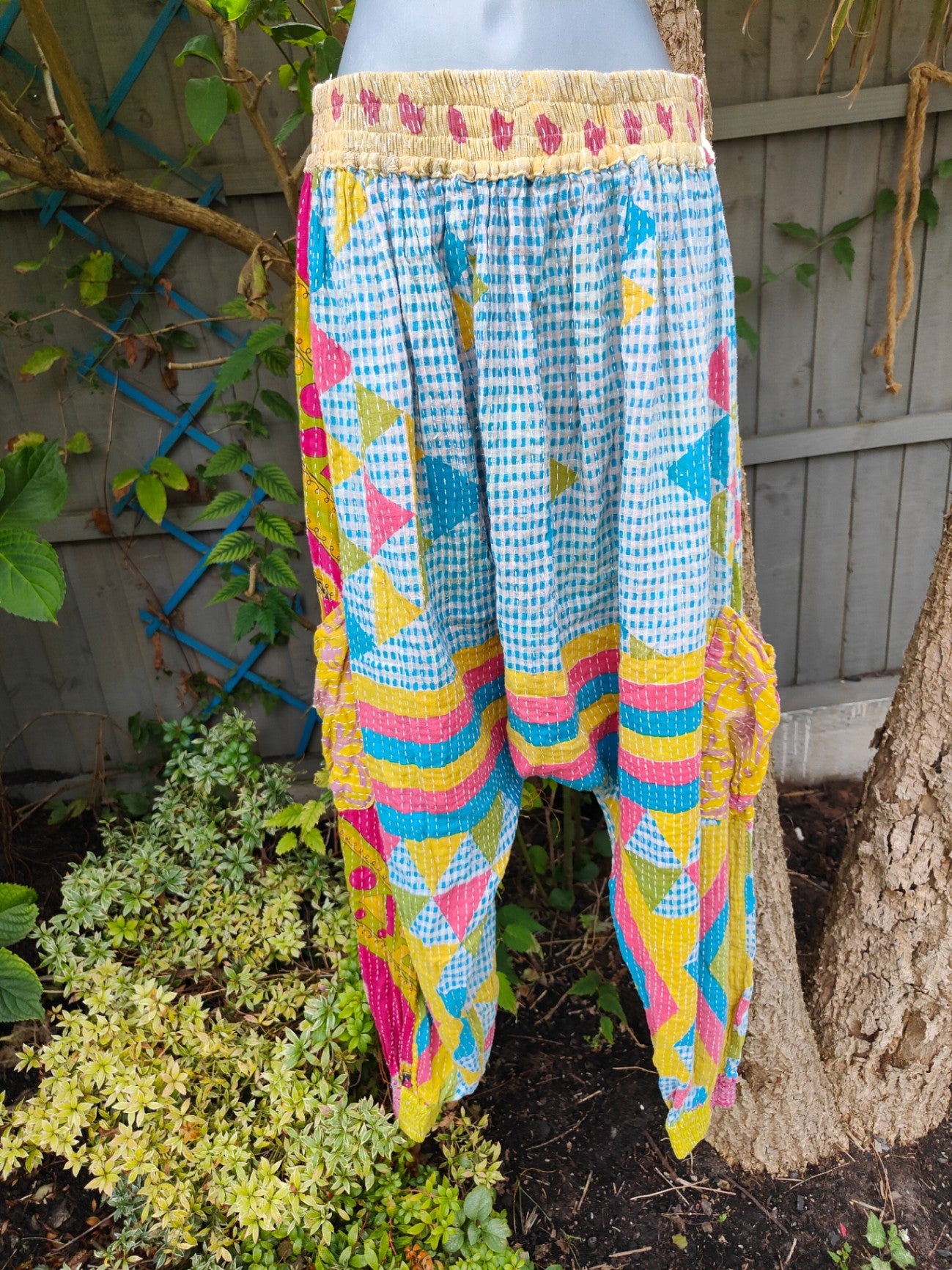 Hareem Kantha Bloomer Balloon Trousers 6-14 uk