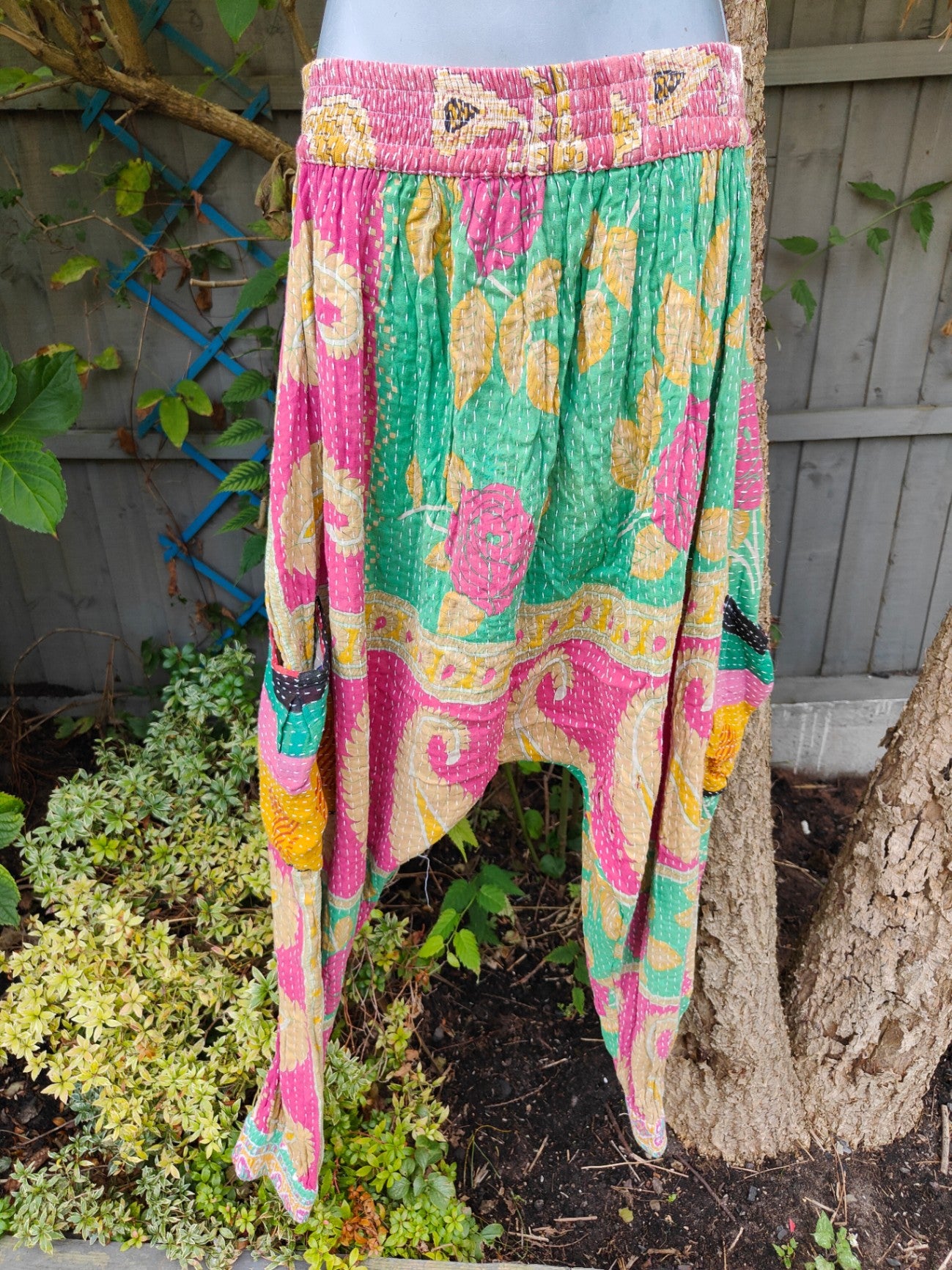 Hareems Kantha bloomer balloon trousers 6-14