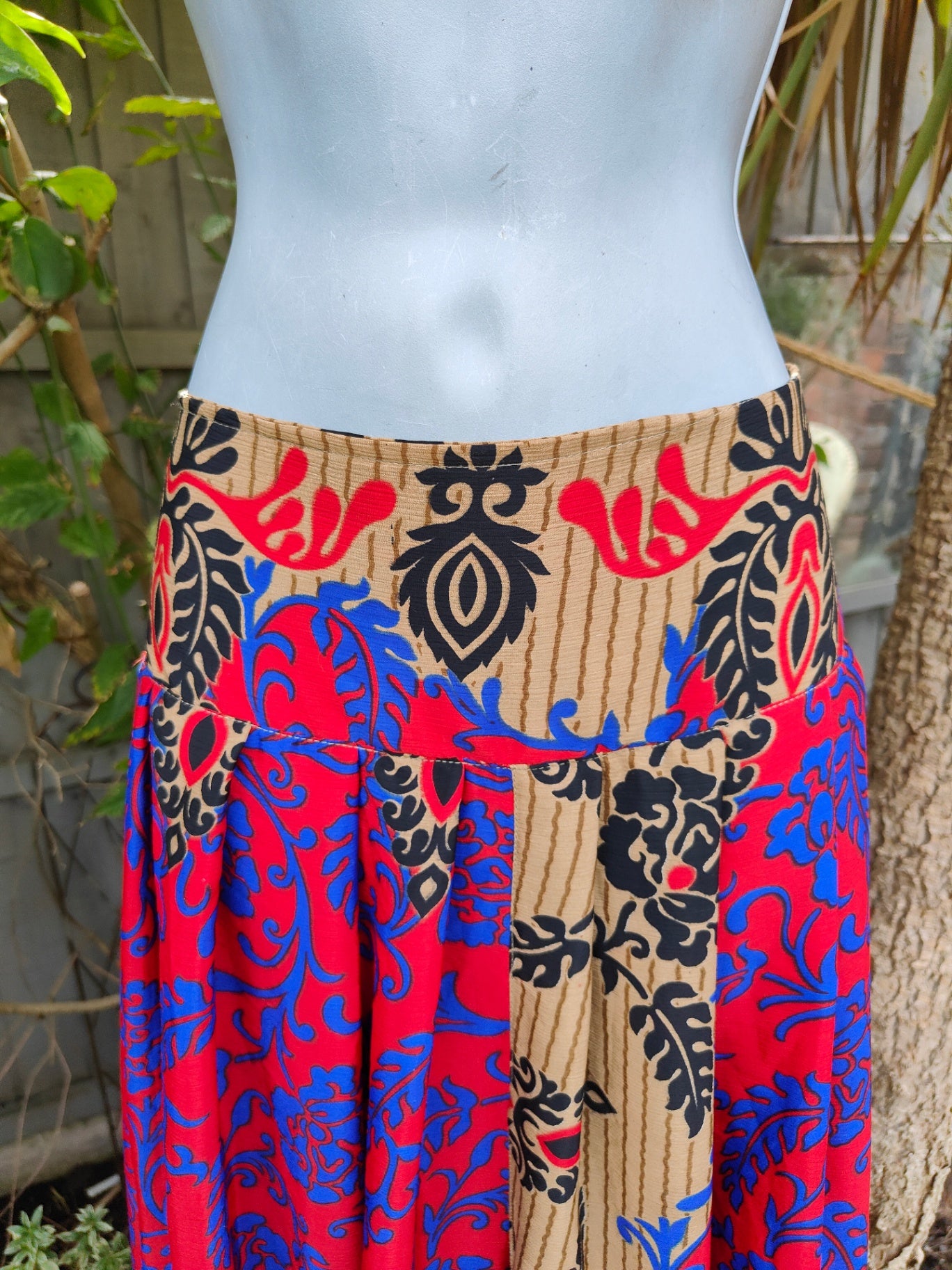 Hareems bloomer balloon trousers & scarf 6-16 Red Blue