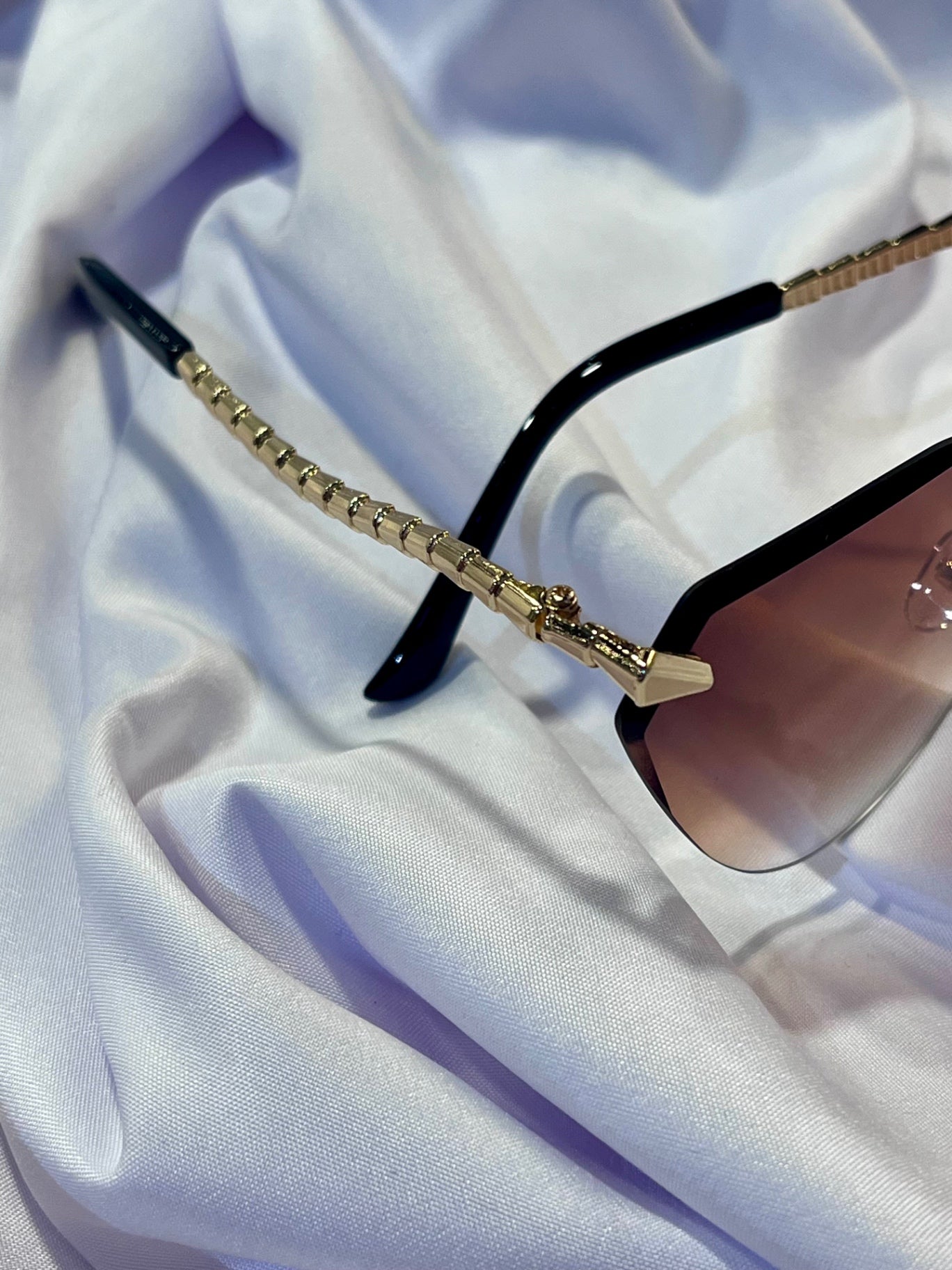 Selena Snake Cat-Eye Sunglasses Tea