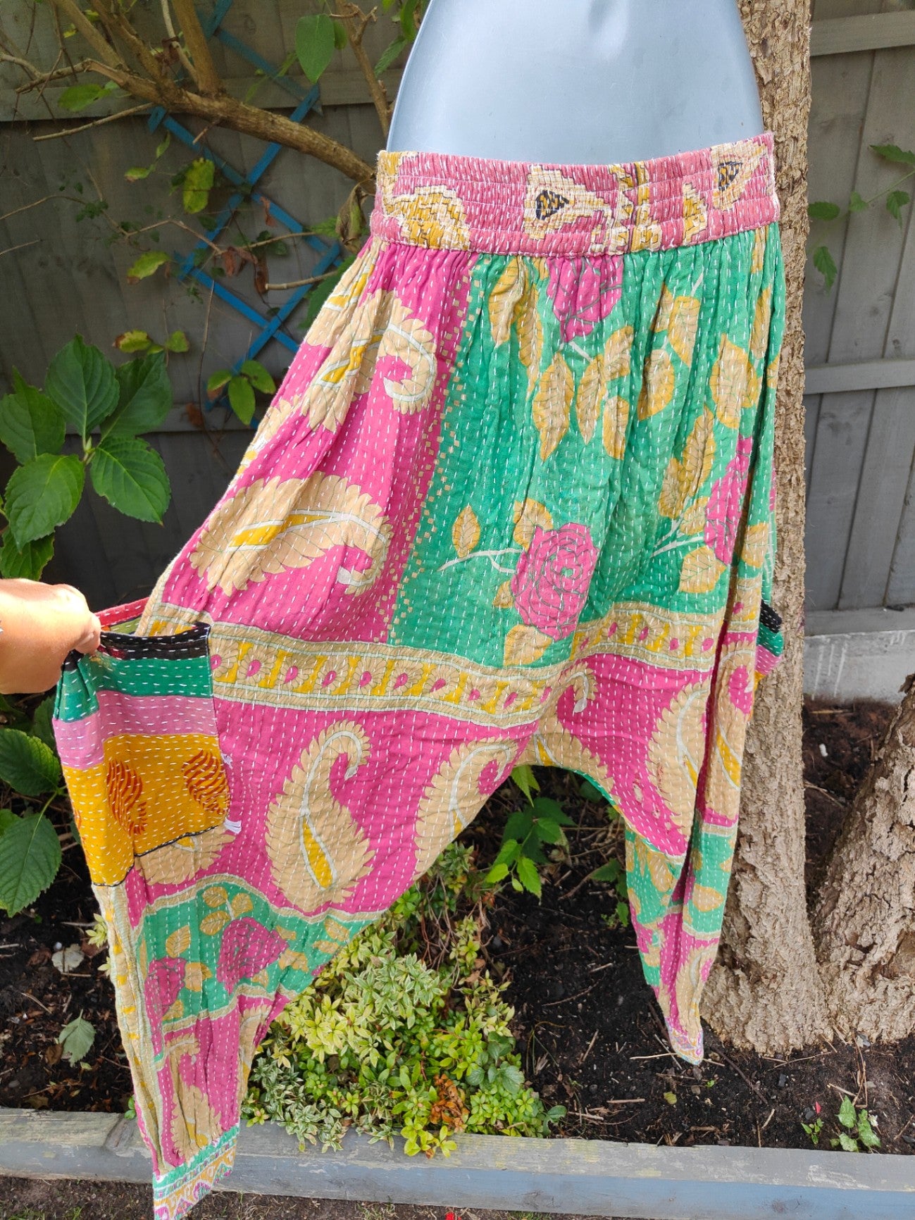 Hareems Kantha bloomer balloon trousers 6-14