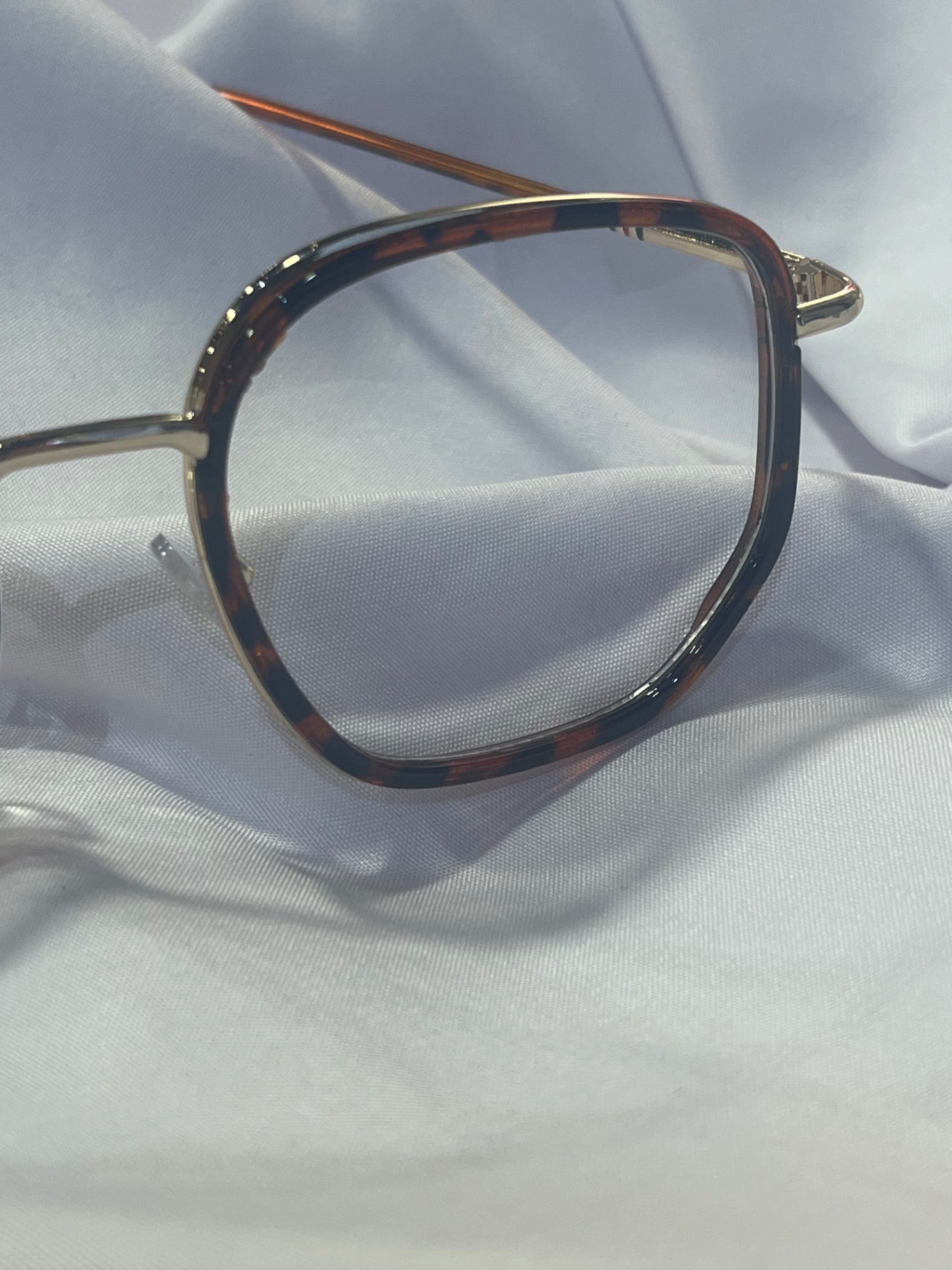 Sandy Tortoiseshell Square Anti Blue Light Glasses