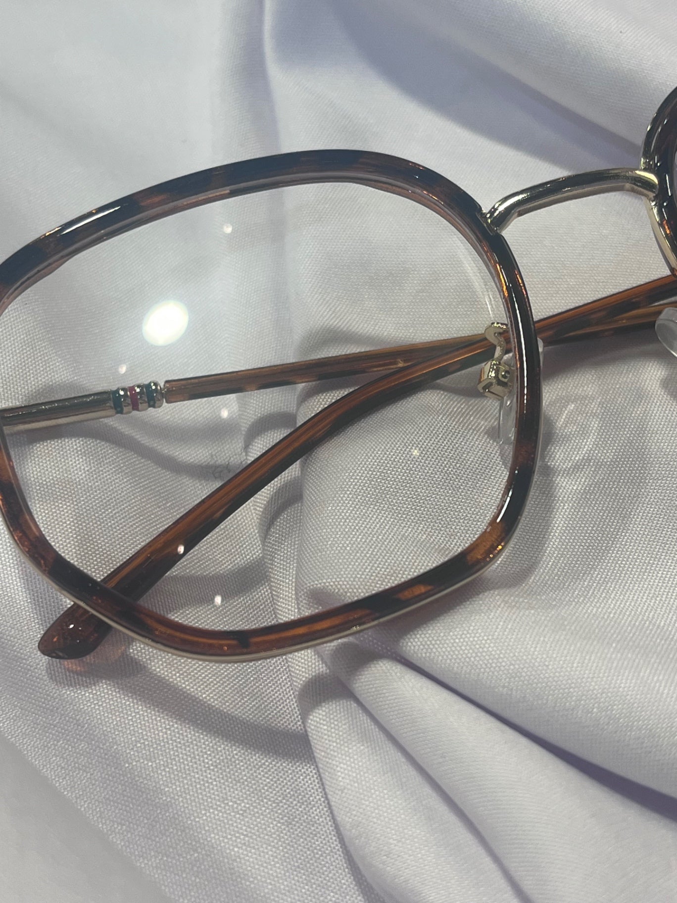 Sandy Tortoiseshell Square Anti Blue Light Glasses