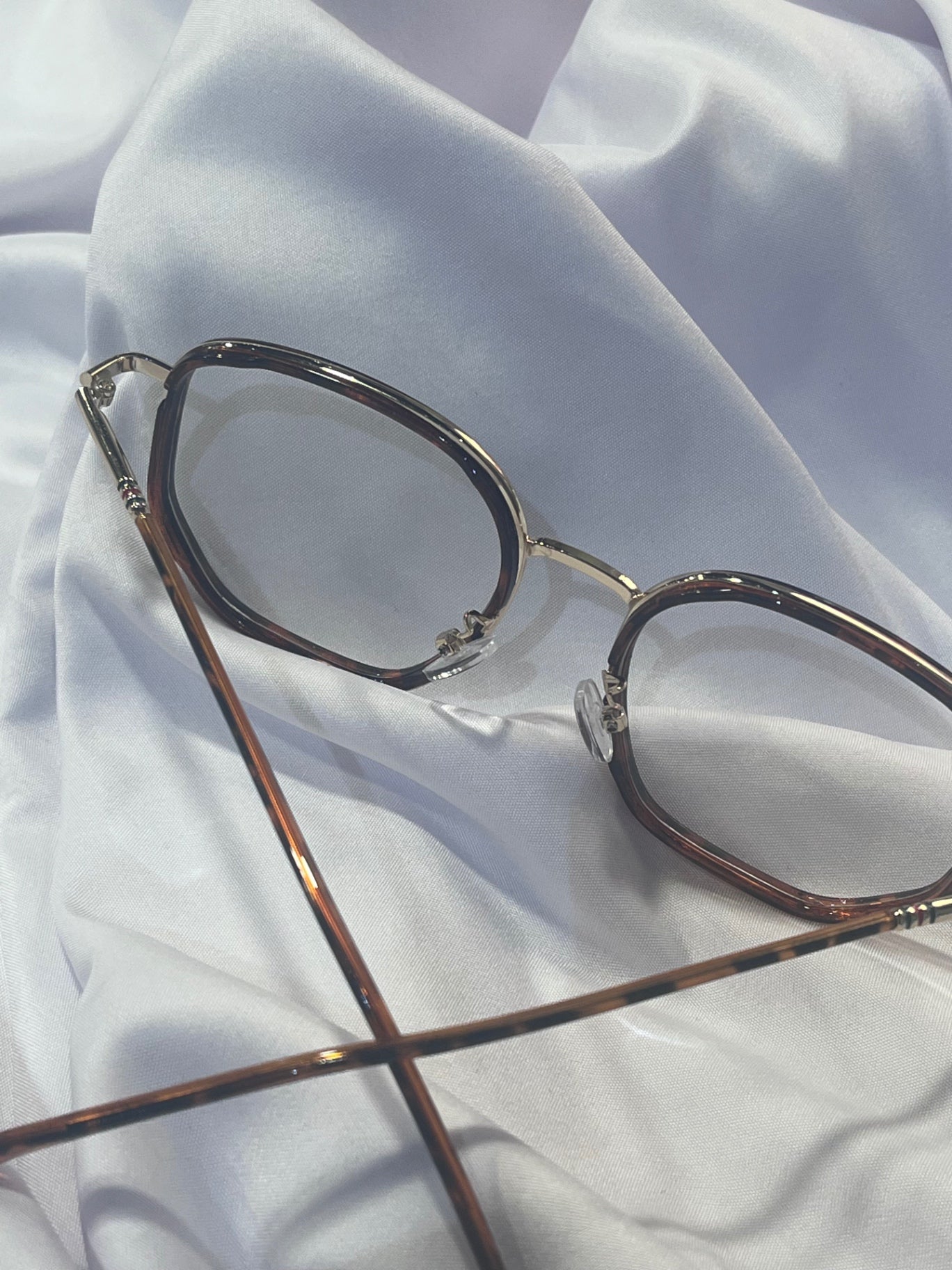 Sandy Tortoiseshell Square Anti Blue Light Glasses