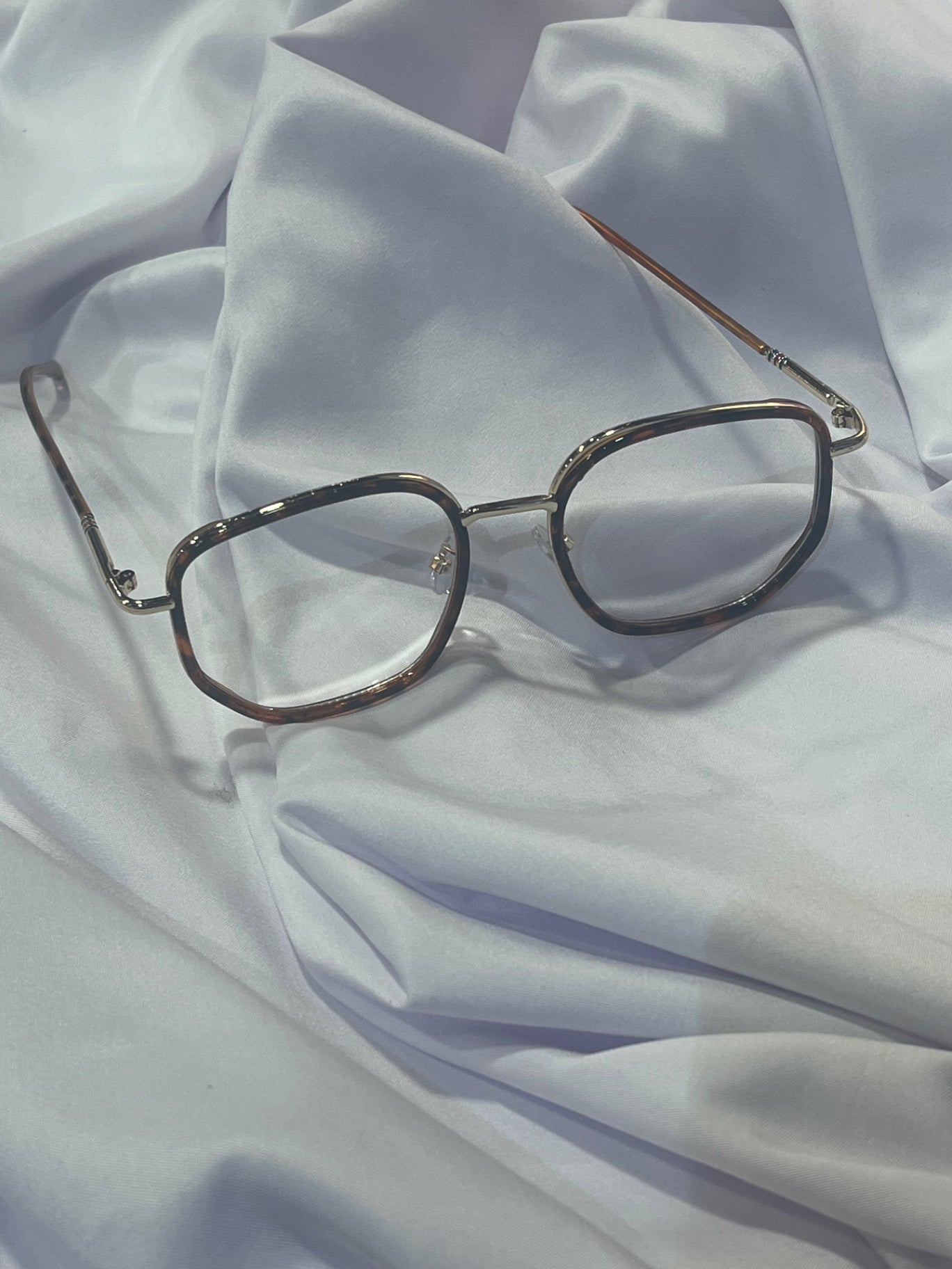 Sandy Tortoiseshell Square Anti Blue Light Glasses