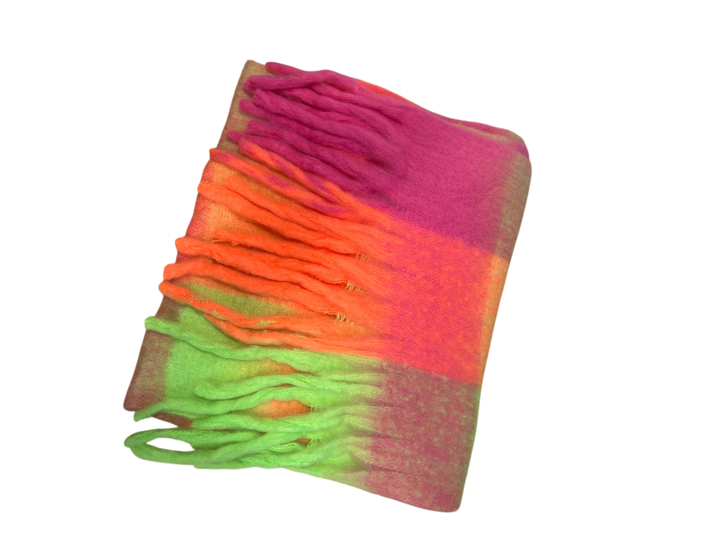 Neon Checkered Scarf