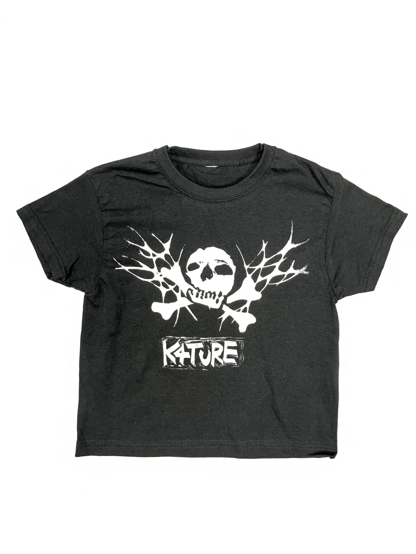 K4TURE tramp stamp baby tee