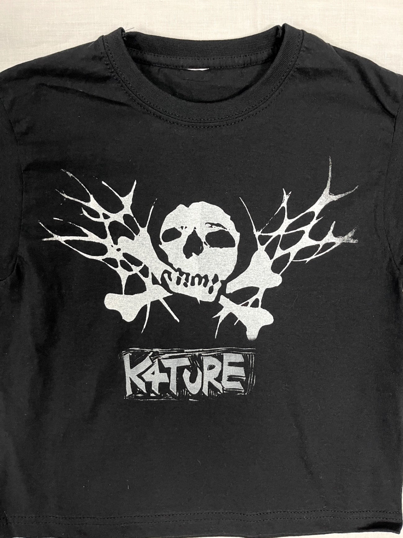 K4TURE tramp stamp baby tee