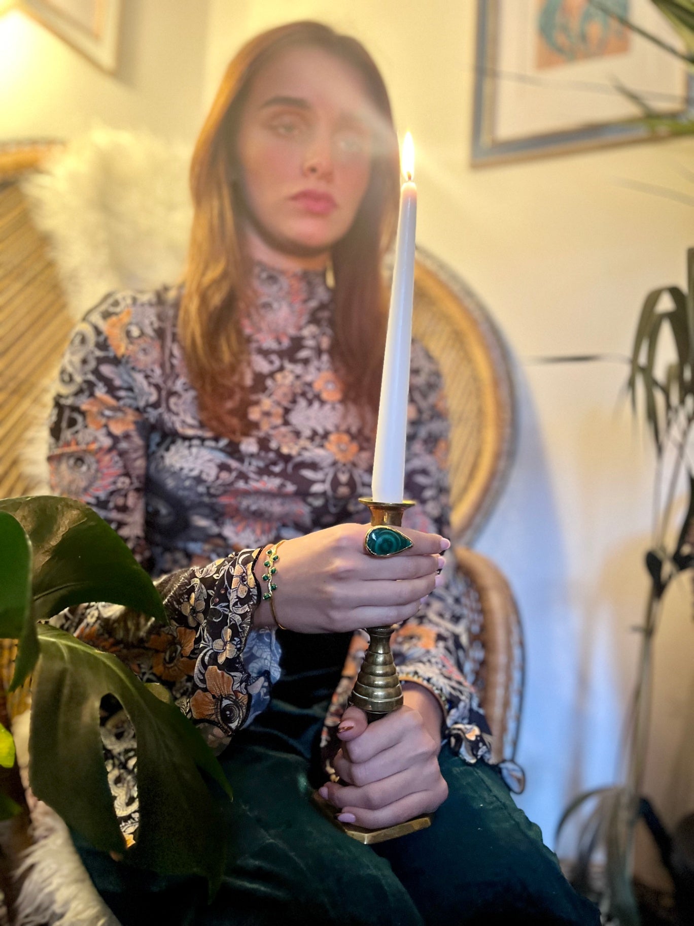 Malachite Goddess Bangle – Protection, Transformation & Heart Healing