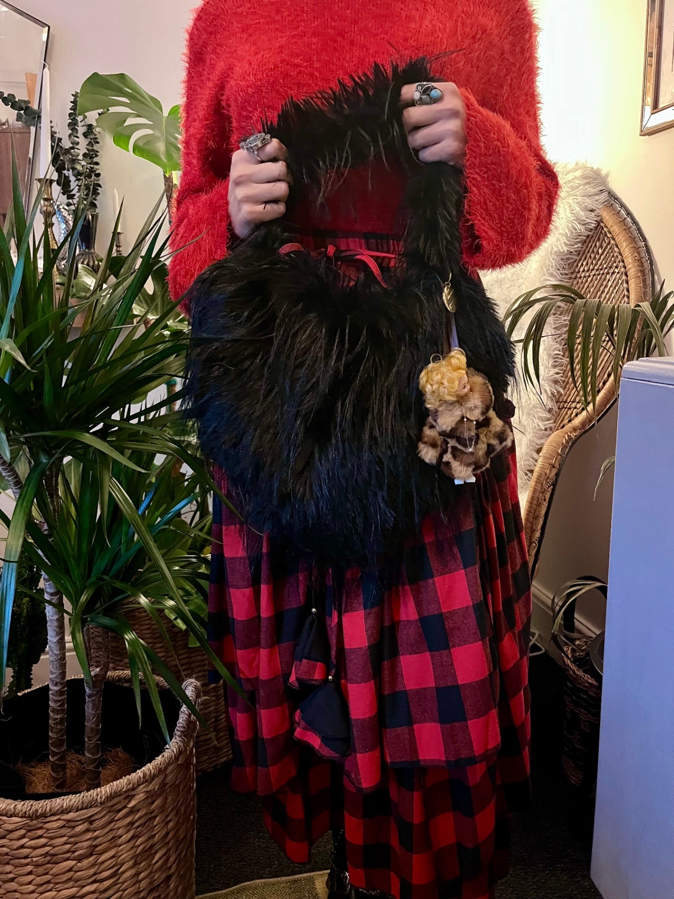 “Goldie” Doll Bag Charm Moon Coven Mini Muses