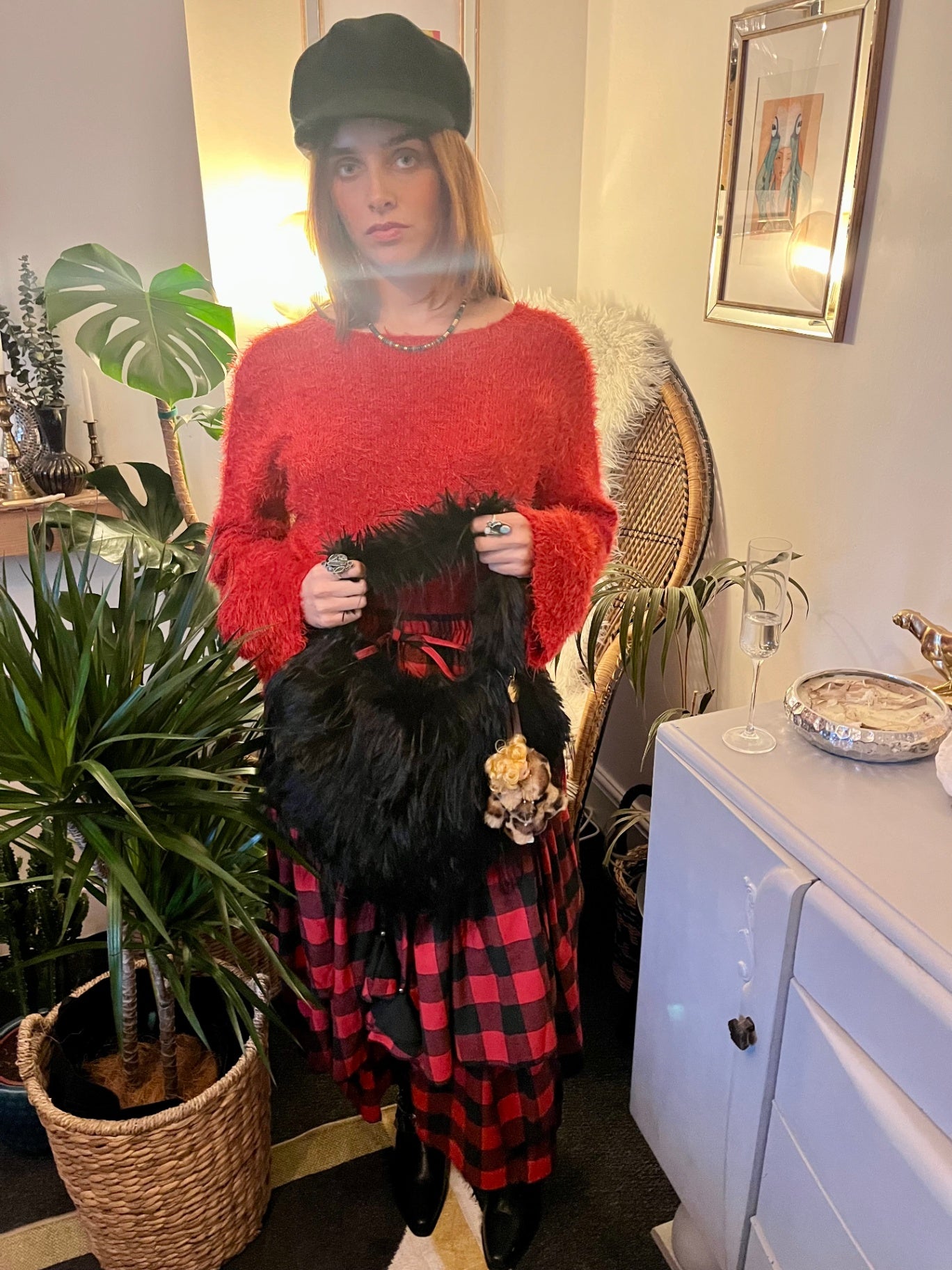 “Goldie” Doll Bag Charm Moon Coven Mini Muses