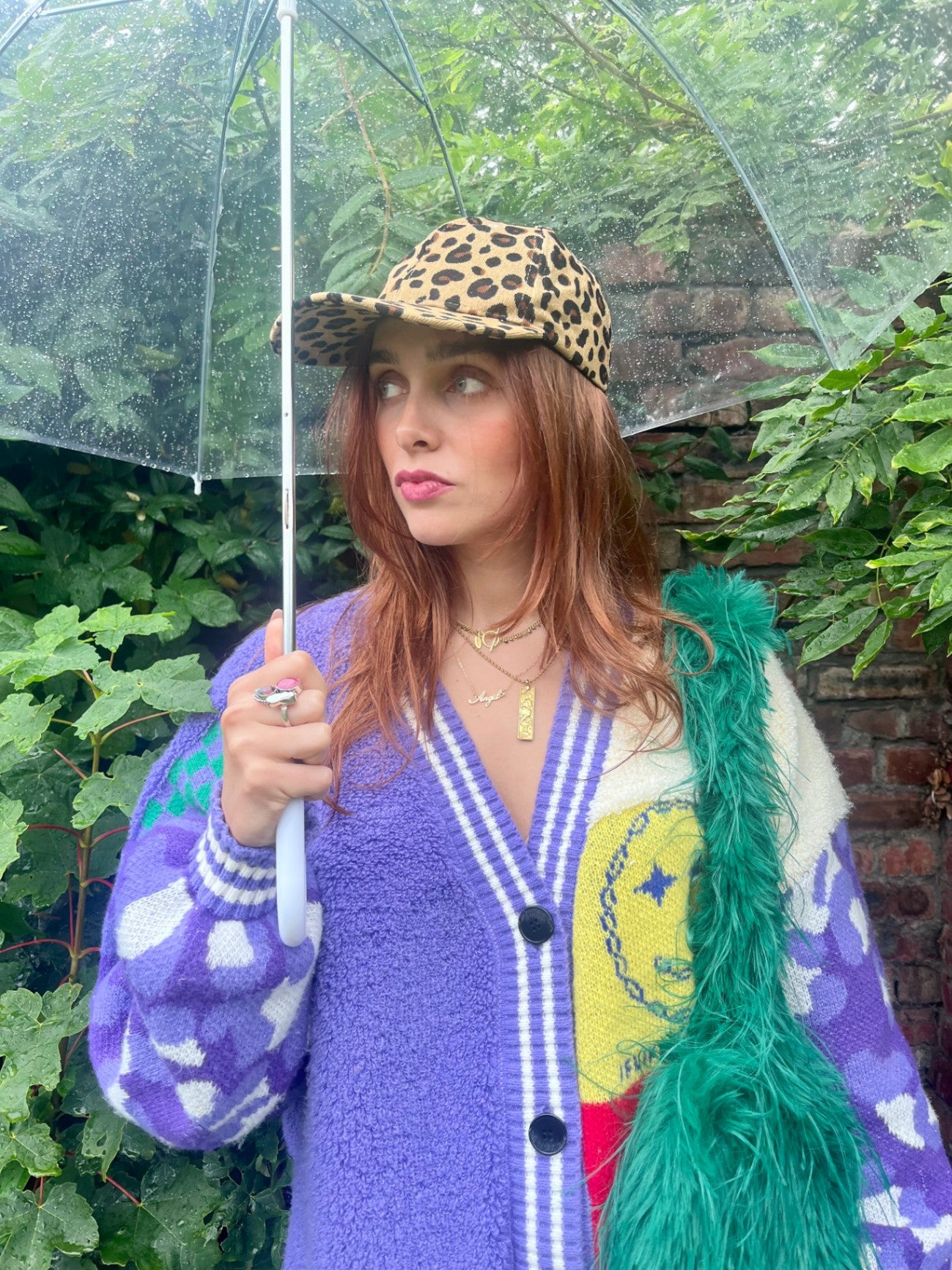 Leopard Print Cord Cap – Adjustable Boho Baseball Hat