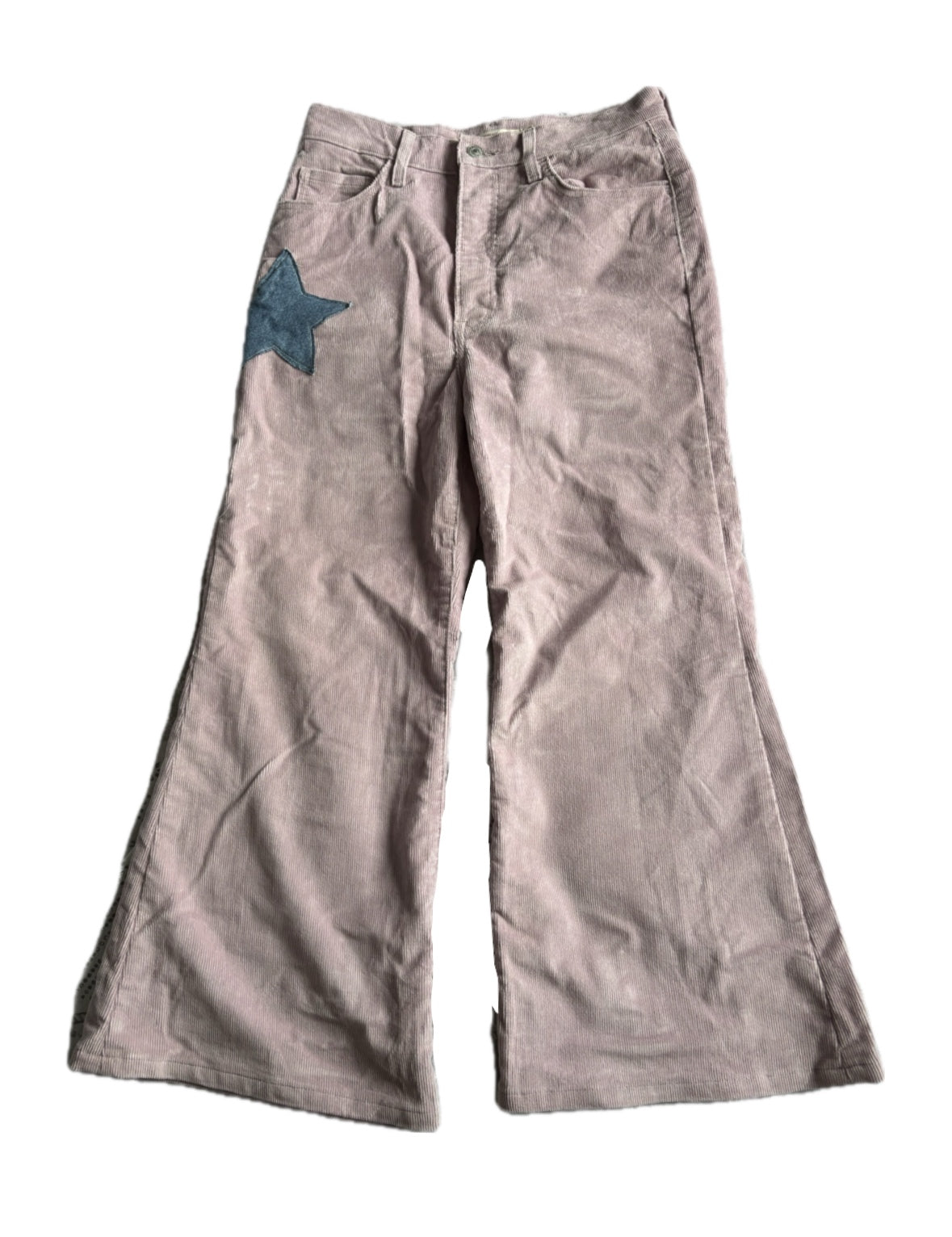 Upcycled pink trousers