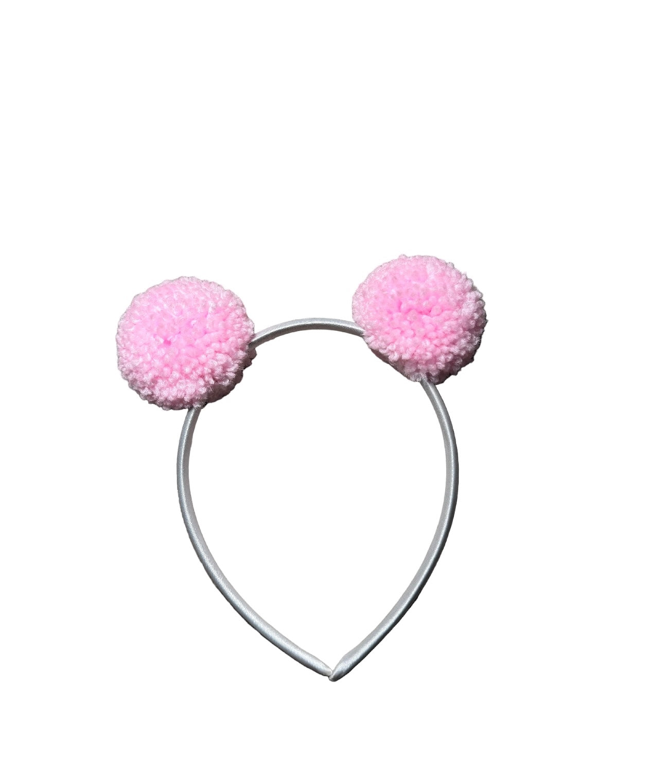 Children’s Pompom Headband Baby Pink