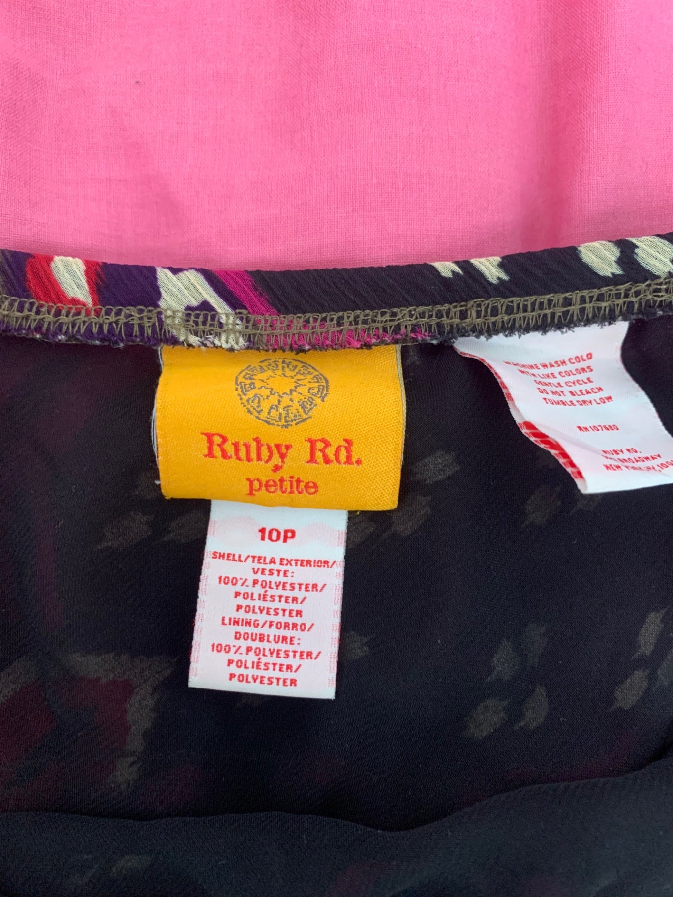 boho colourful ruby rd skirt