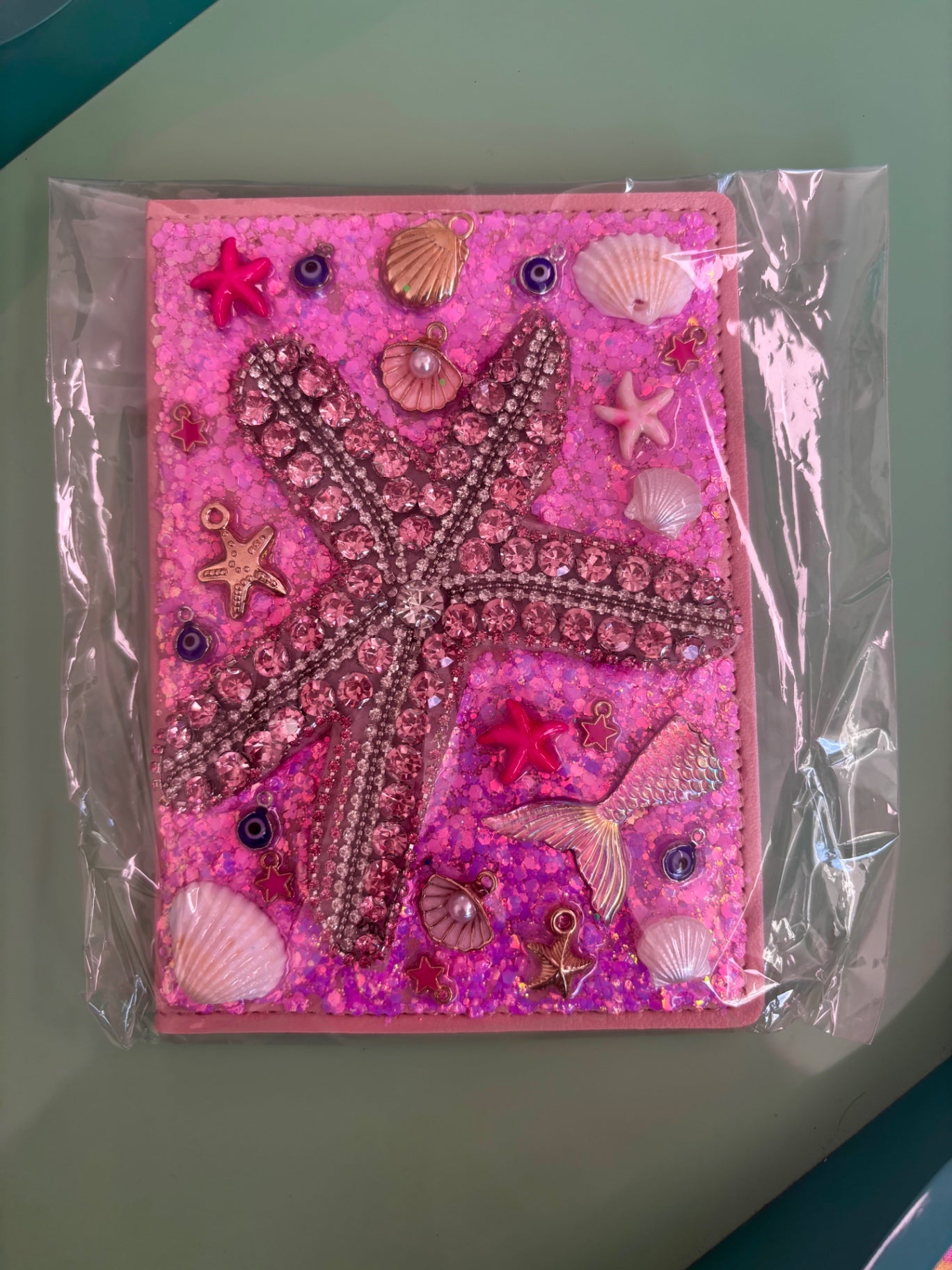 Pink Starfish Passport Cover🪸