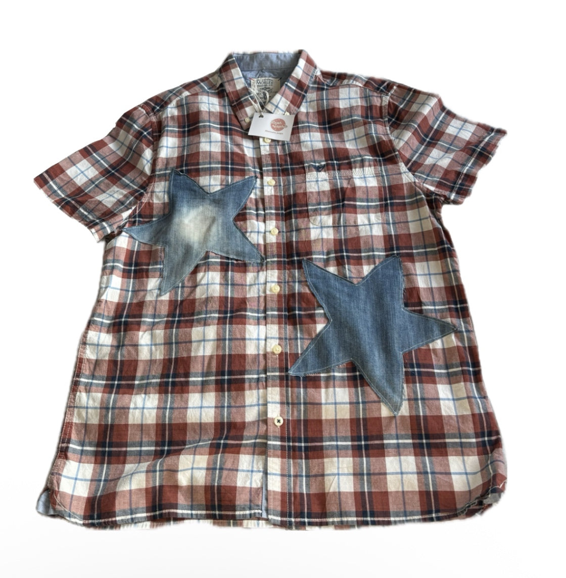 Upcycled Red Checked Shirt