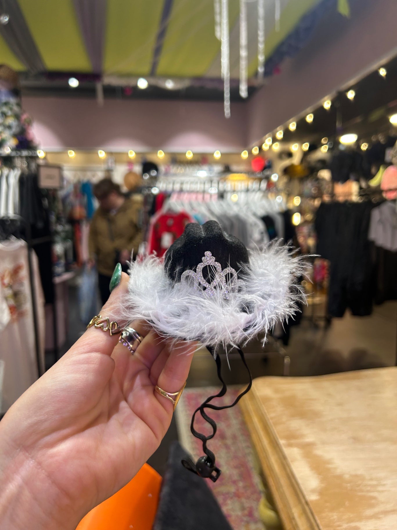 Fur Cowboy Pet Hat Black