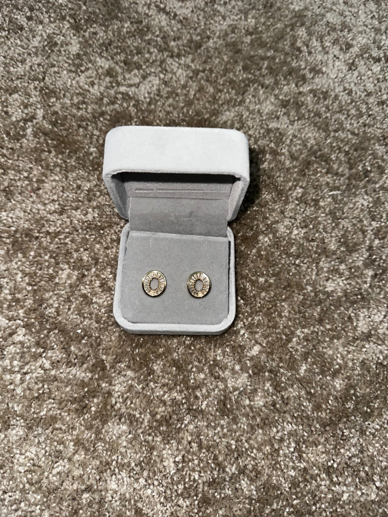 Oval earrings
