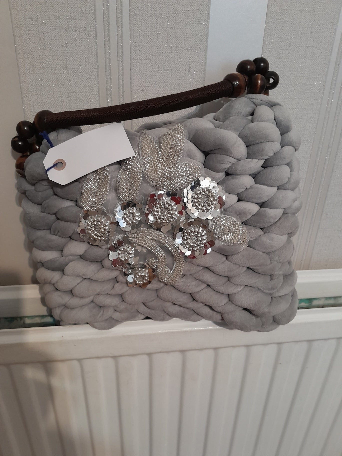 Handmade bag with bling