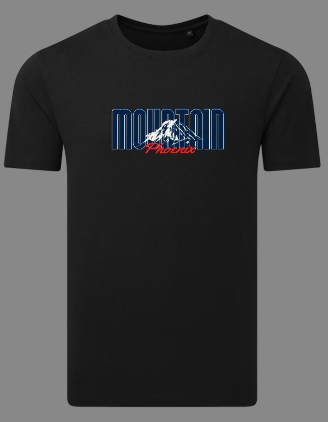 Mountain black L tshirt